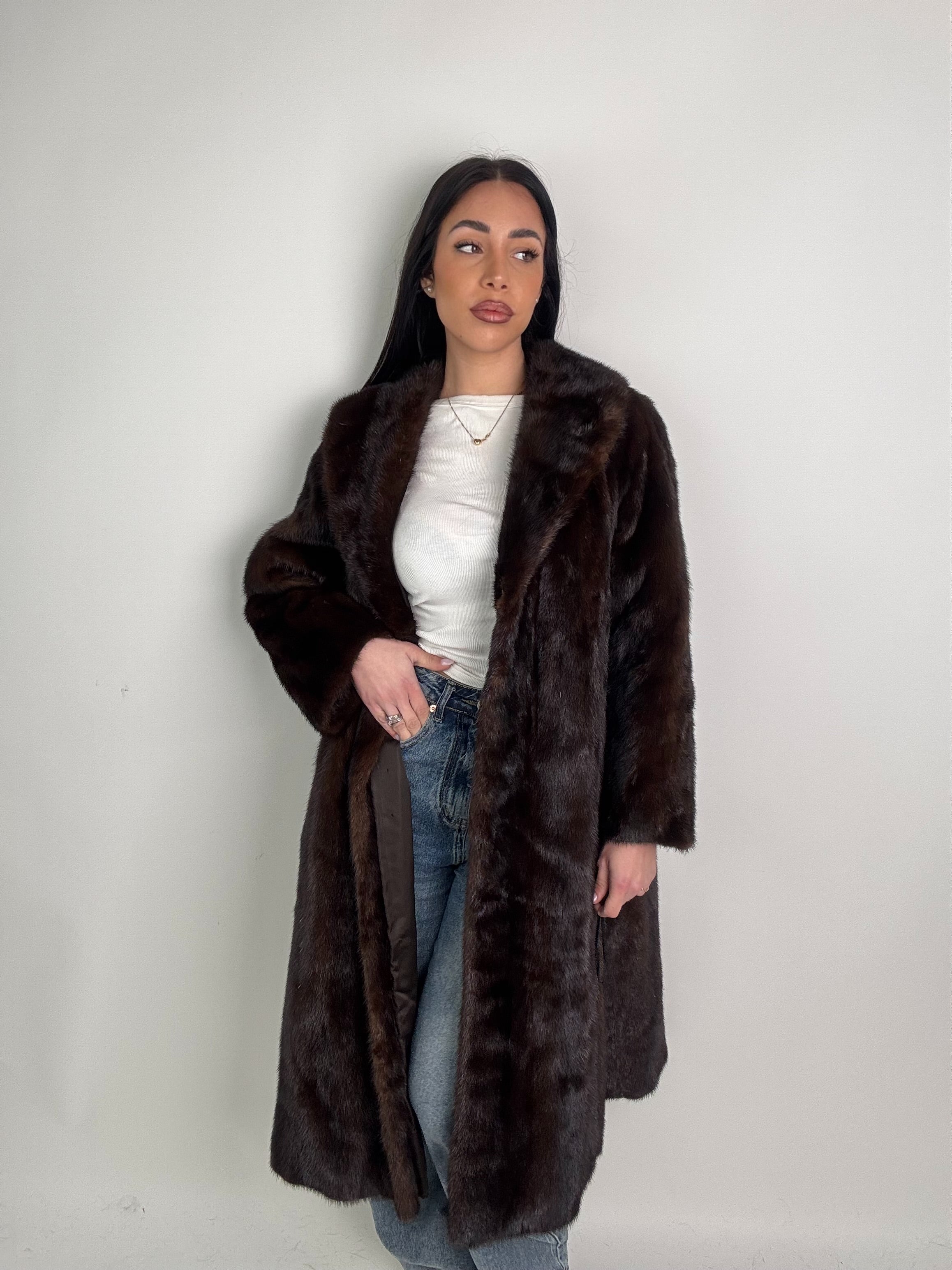 Cappotto in visone N587