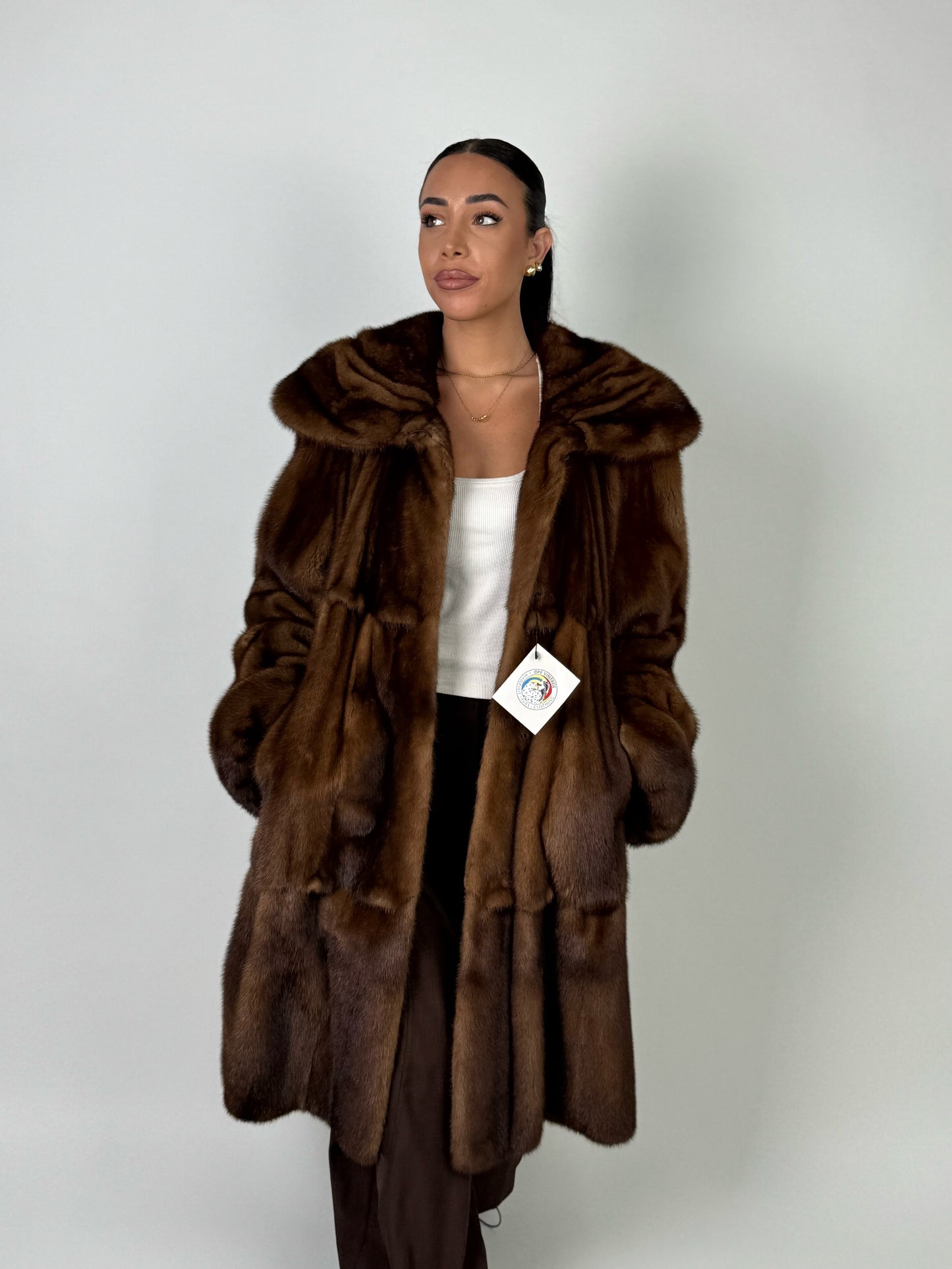 Cappotto in visone N527