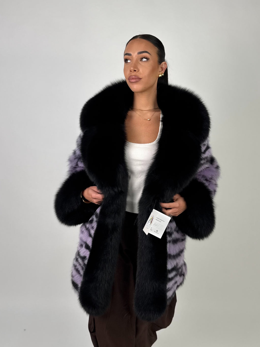 Giacca in volpe crudelia N461