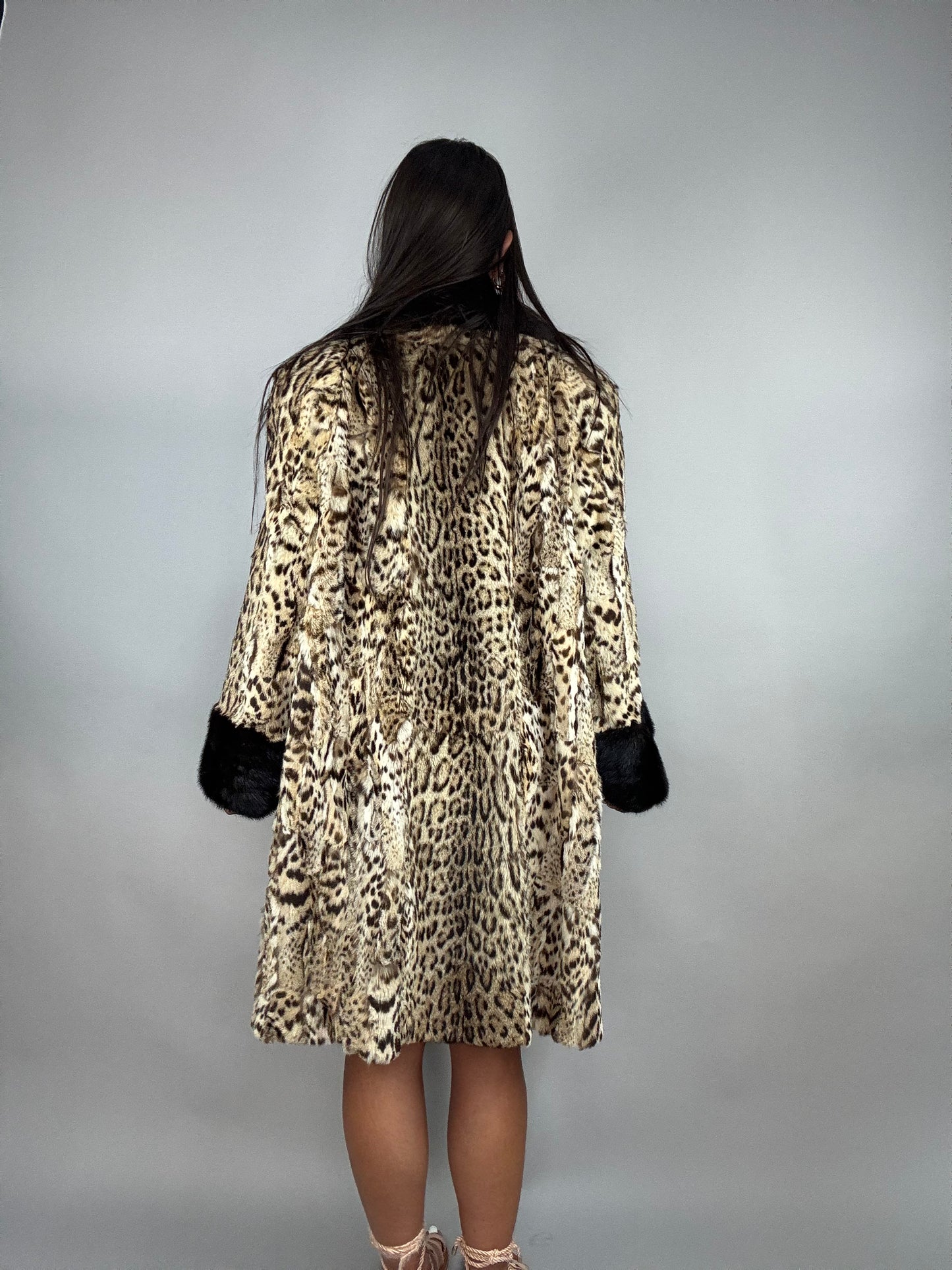 Cappotto in ocelot e visone