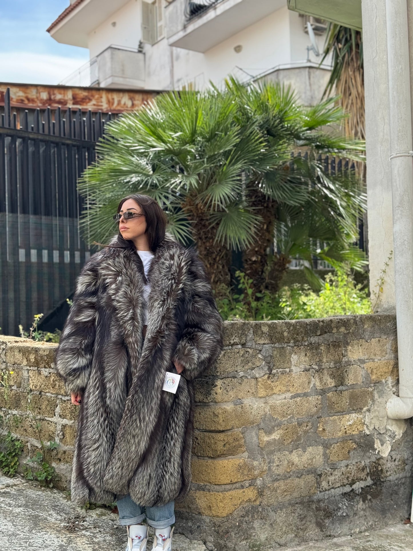 Cappotto in volpe agentata