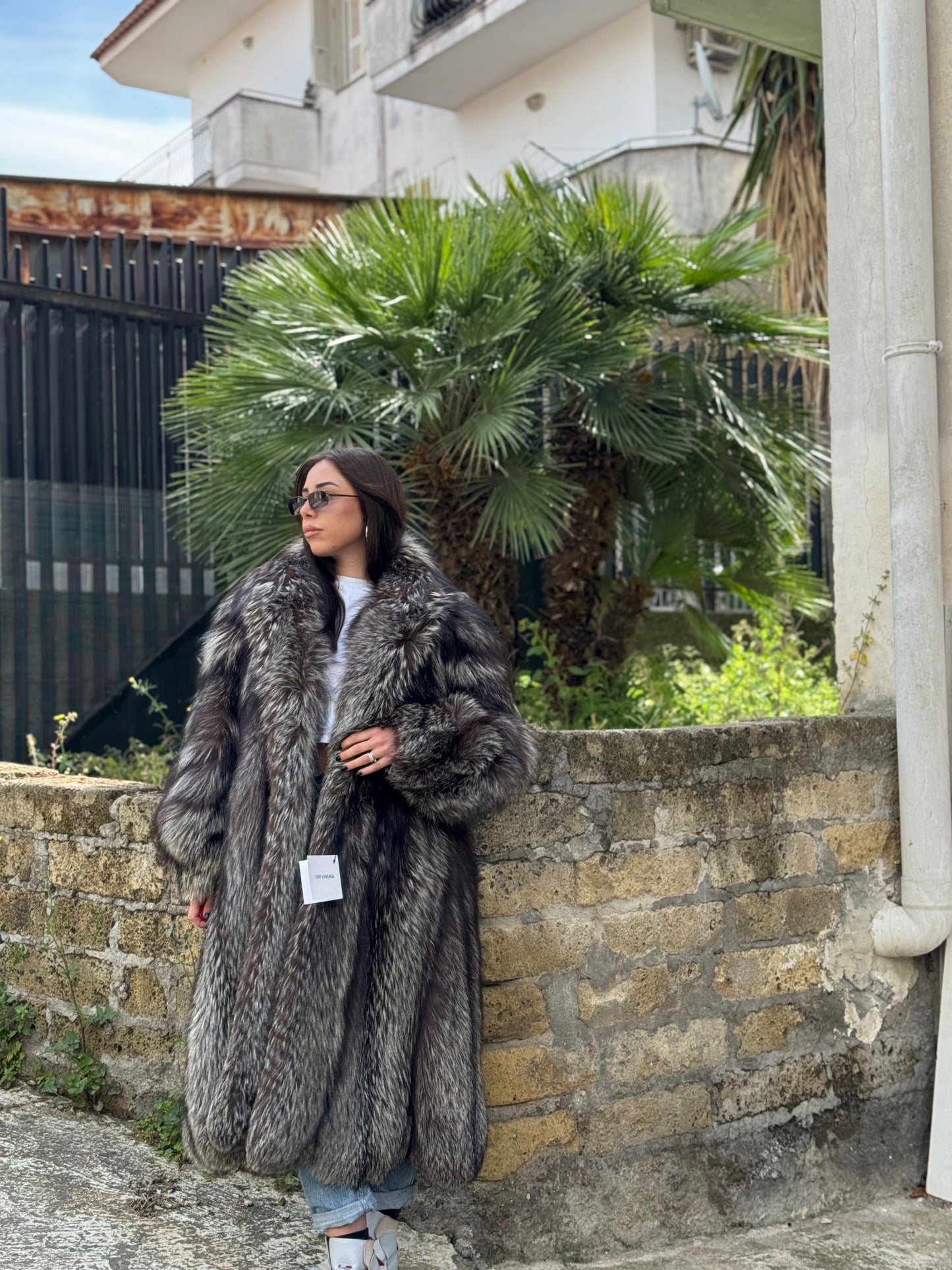 Cappotto in volpe agentata