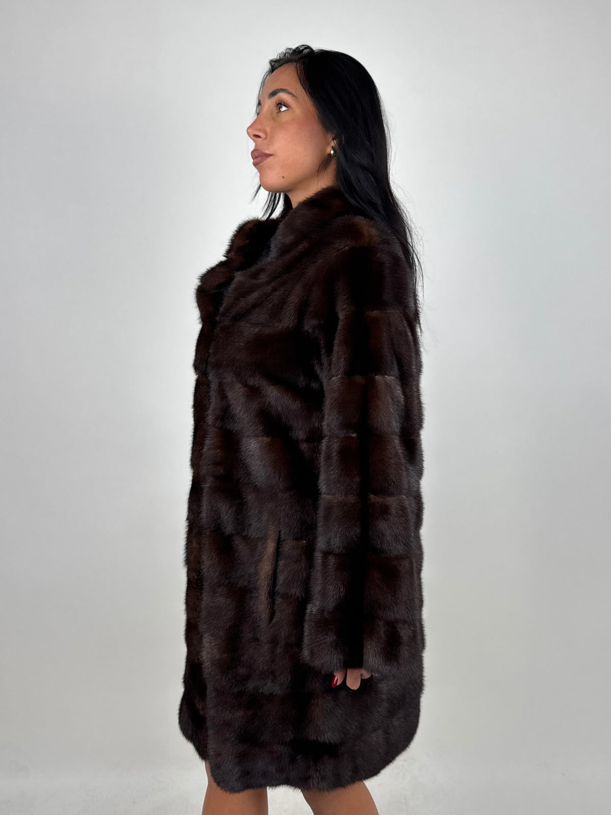 Cappotto in visone N721