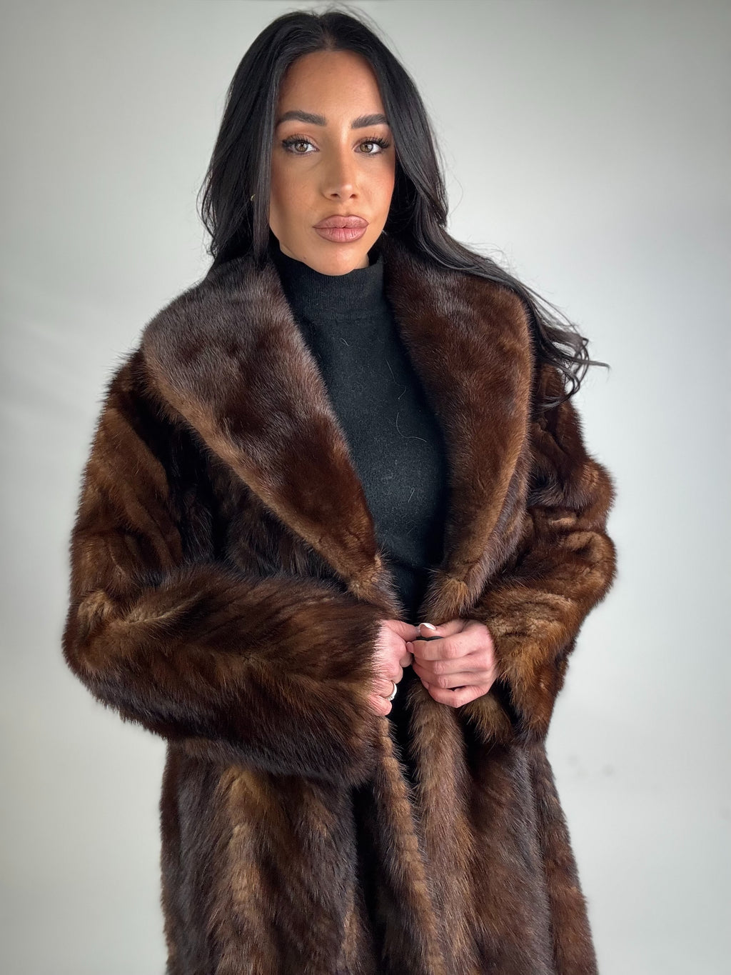 Cappotto in visone N481