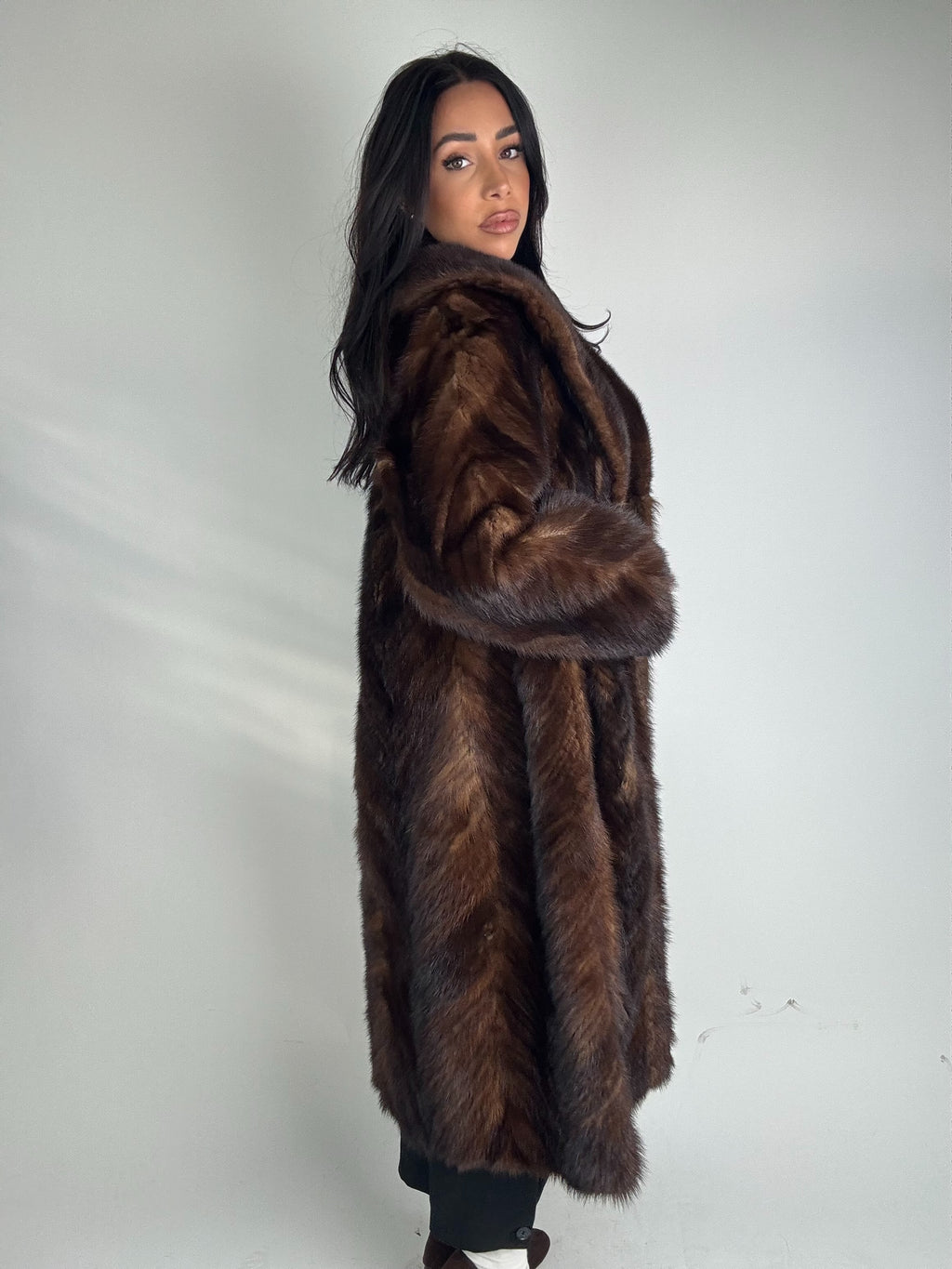 Cappotto in visone N481