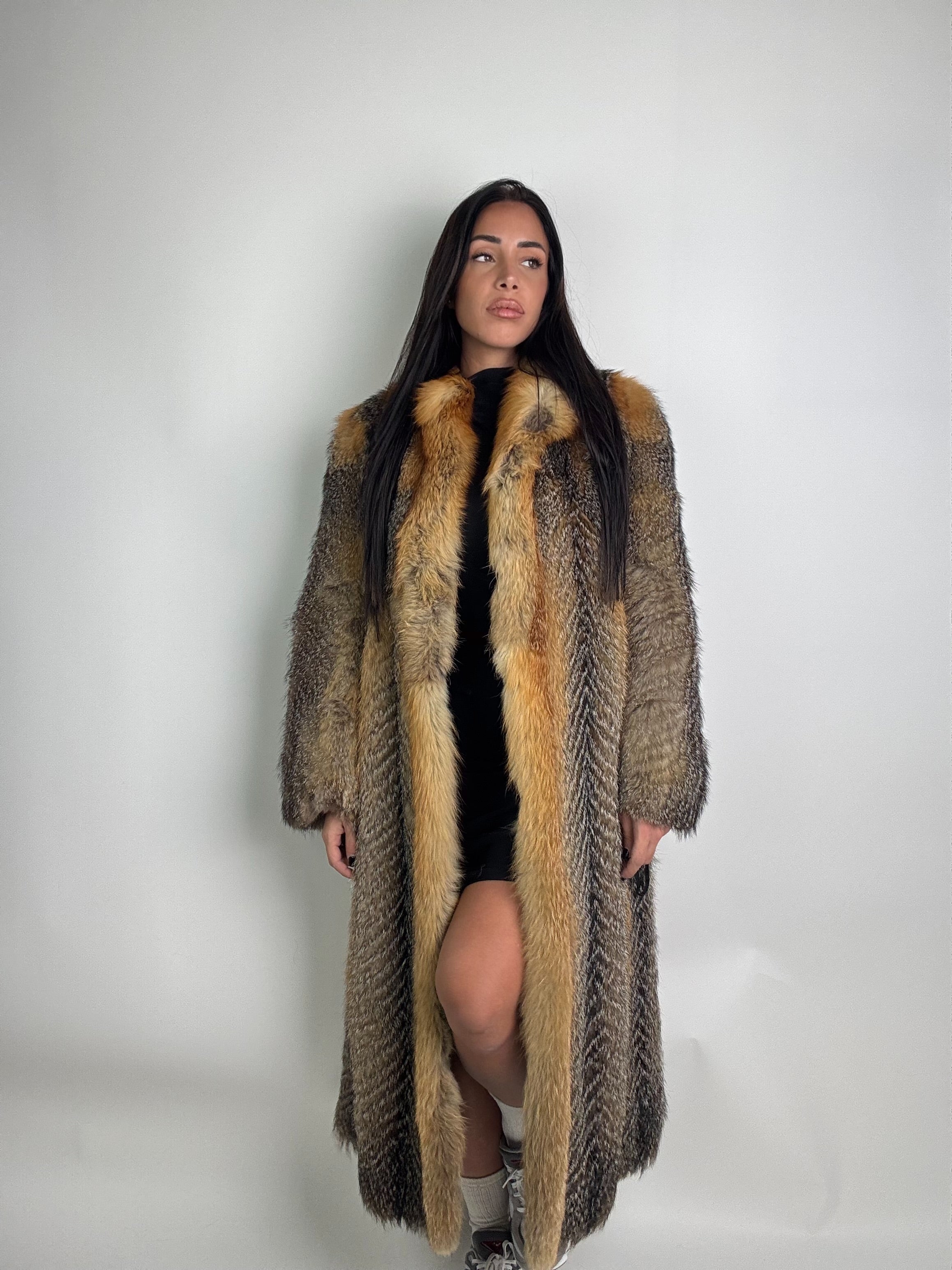 Cappotto in volpe della virginia N908