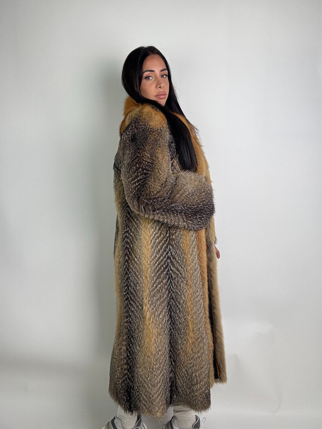 Cappotto in volpe della virginia N908