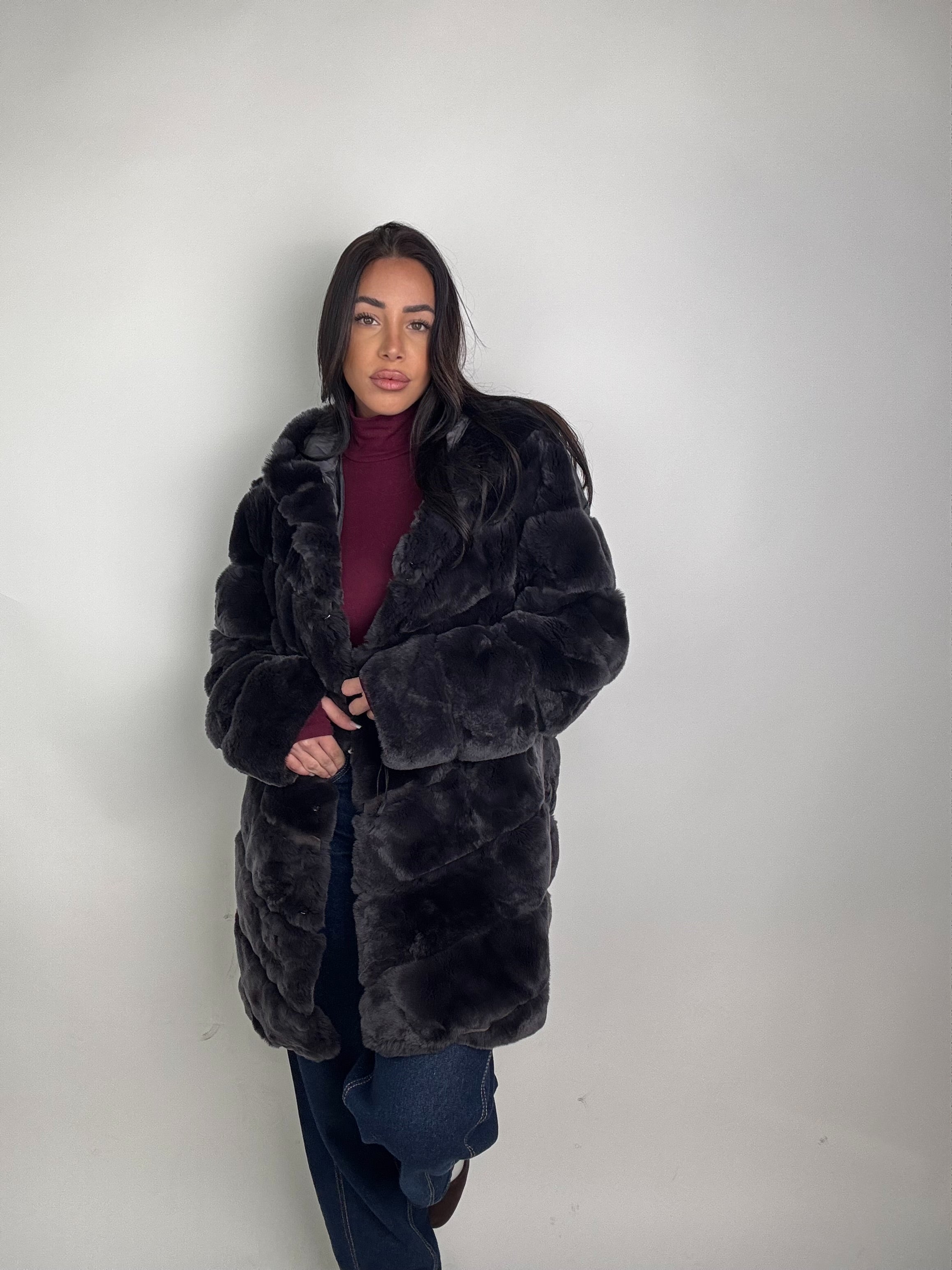 Mink Bomber Jacket