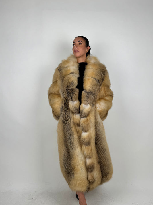 Cappotto in volpe golden N234