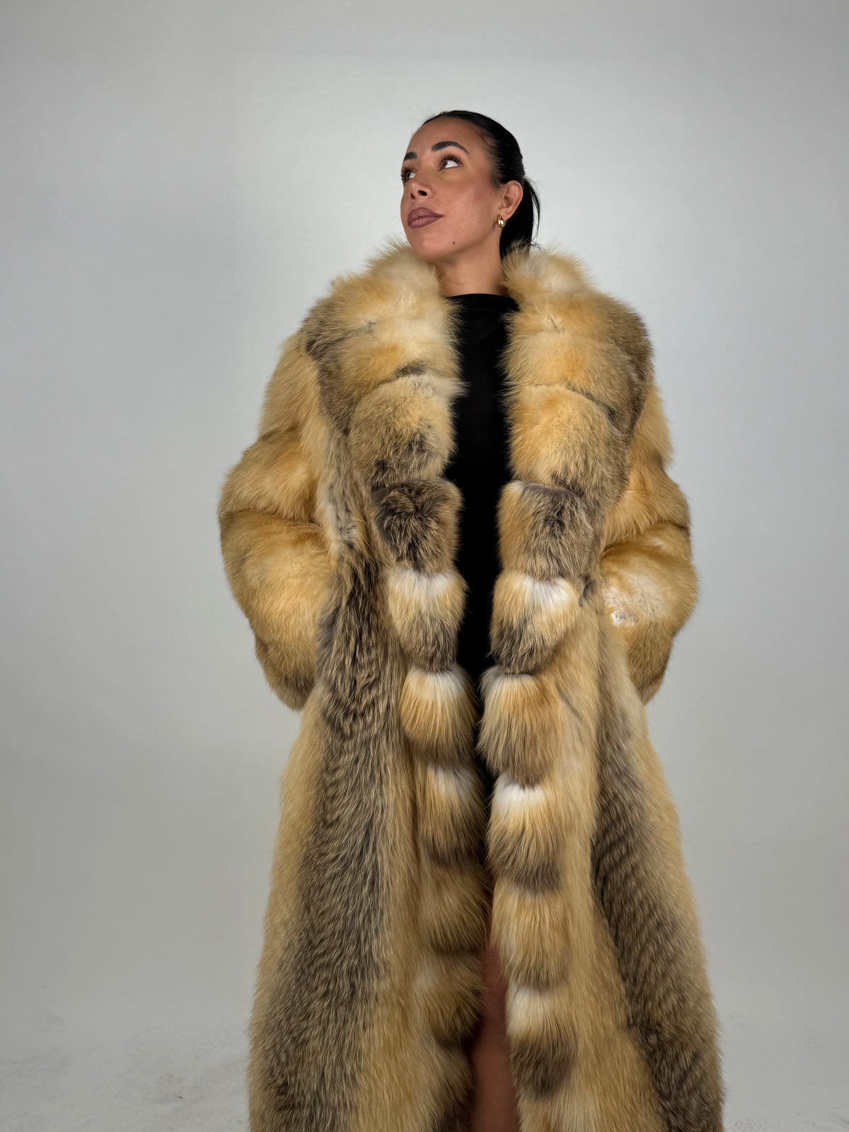 Cappotto in volpe golden N234