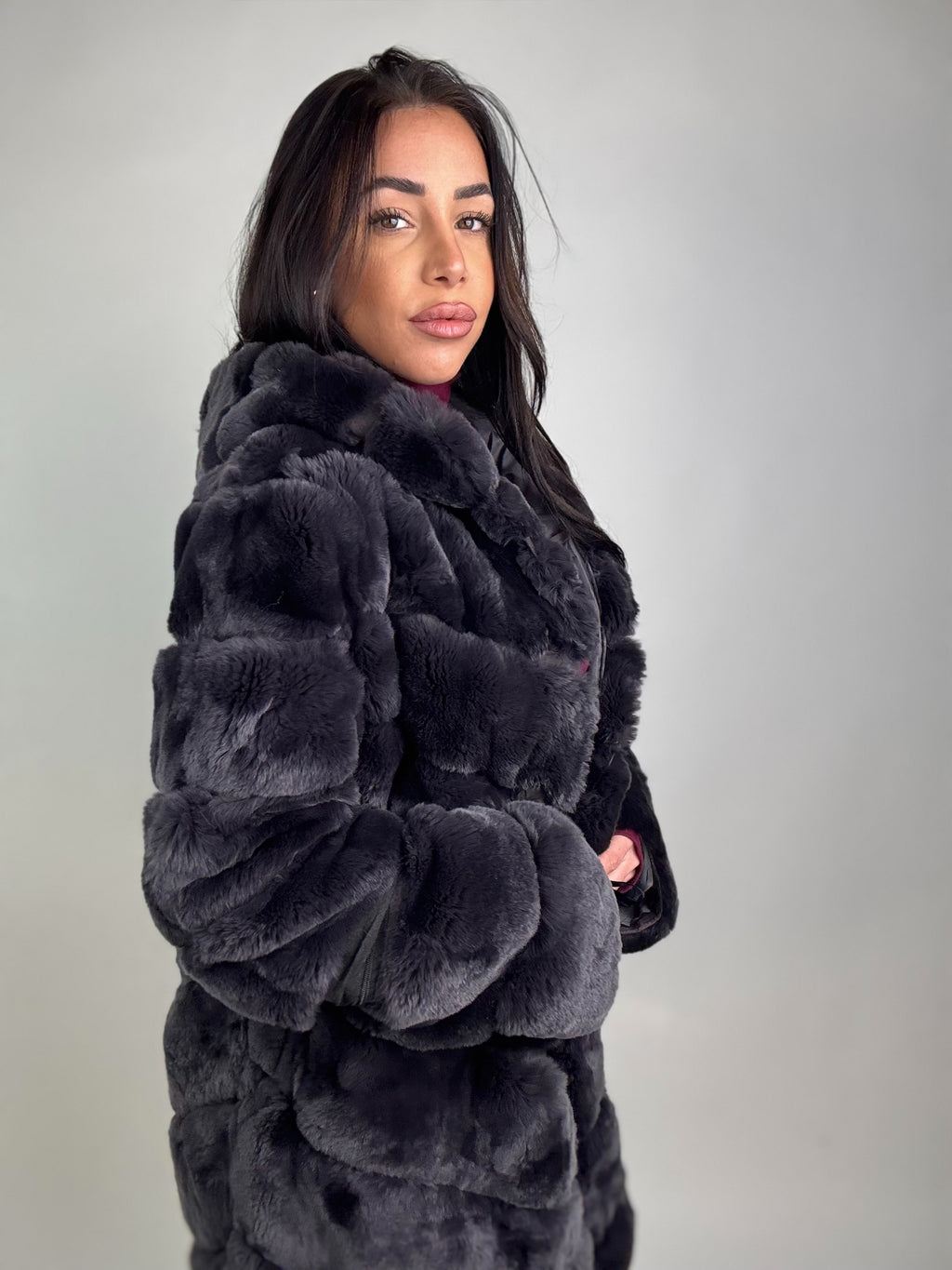 Mink Bomber Jacket