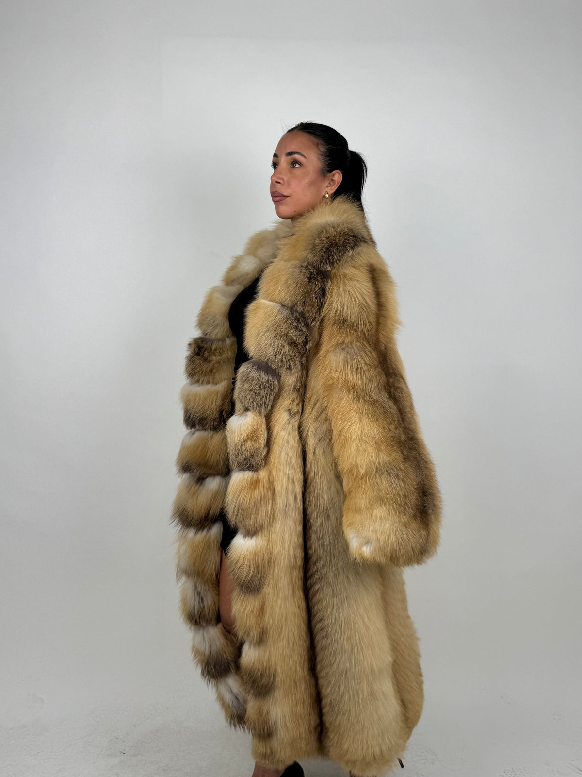 Cappotto in volpe golden N234