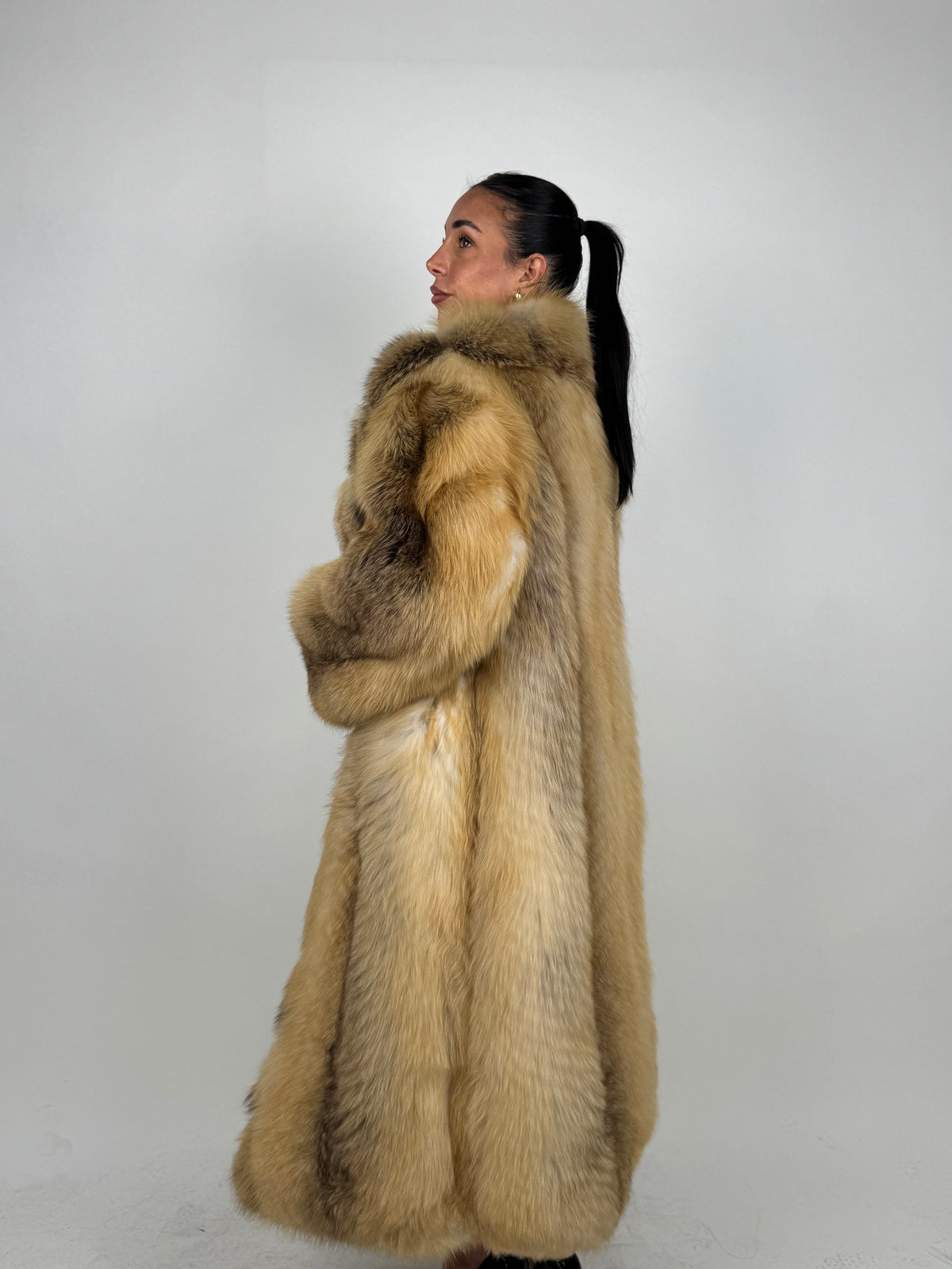 Cappotto in volpe golden N234