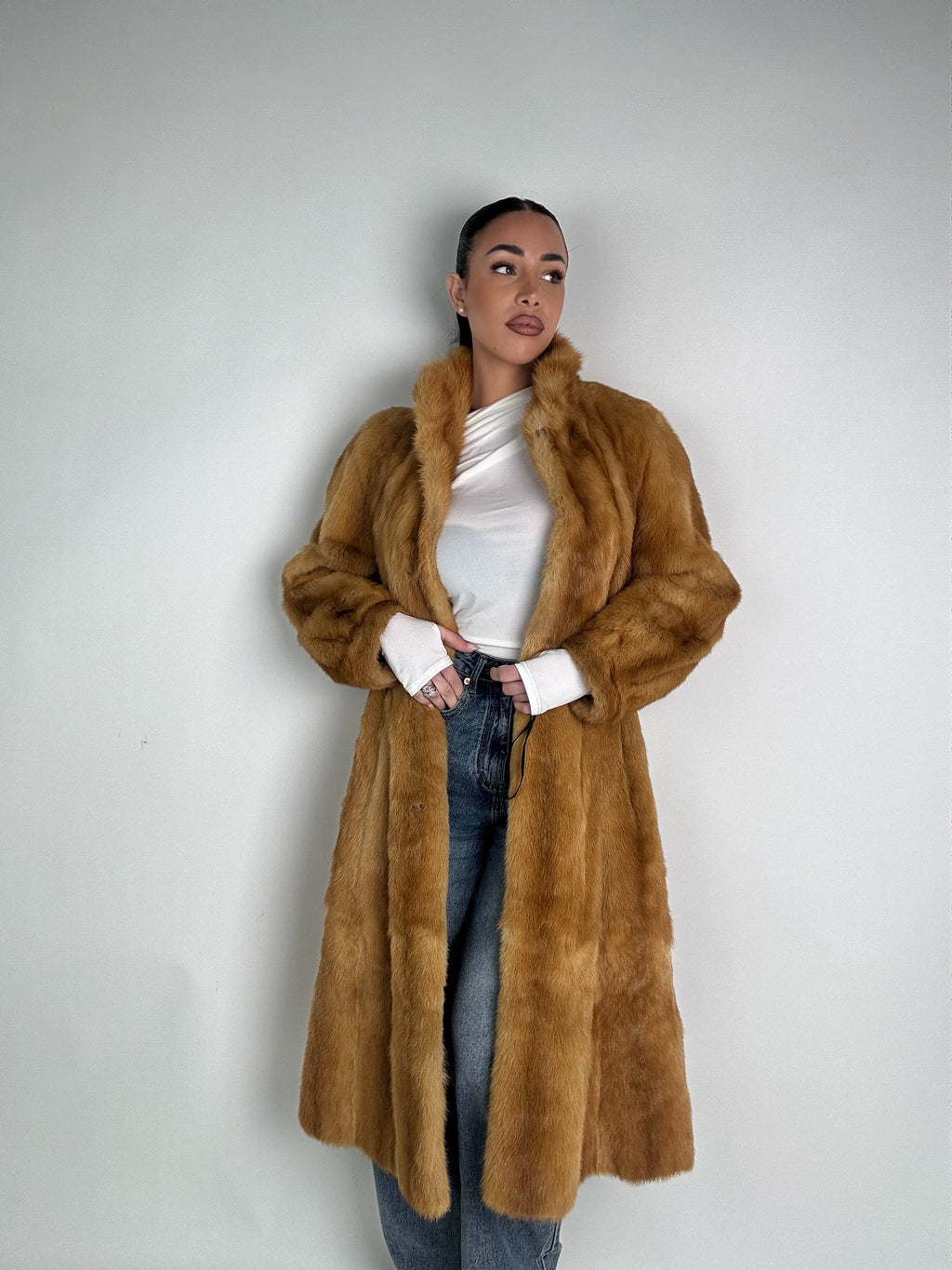 Cappotto in visone N589