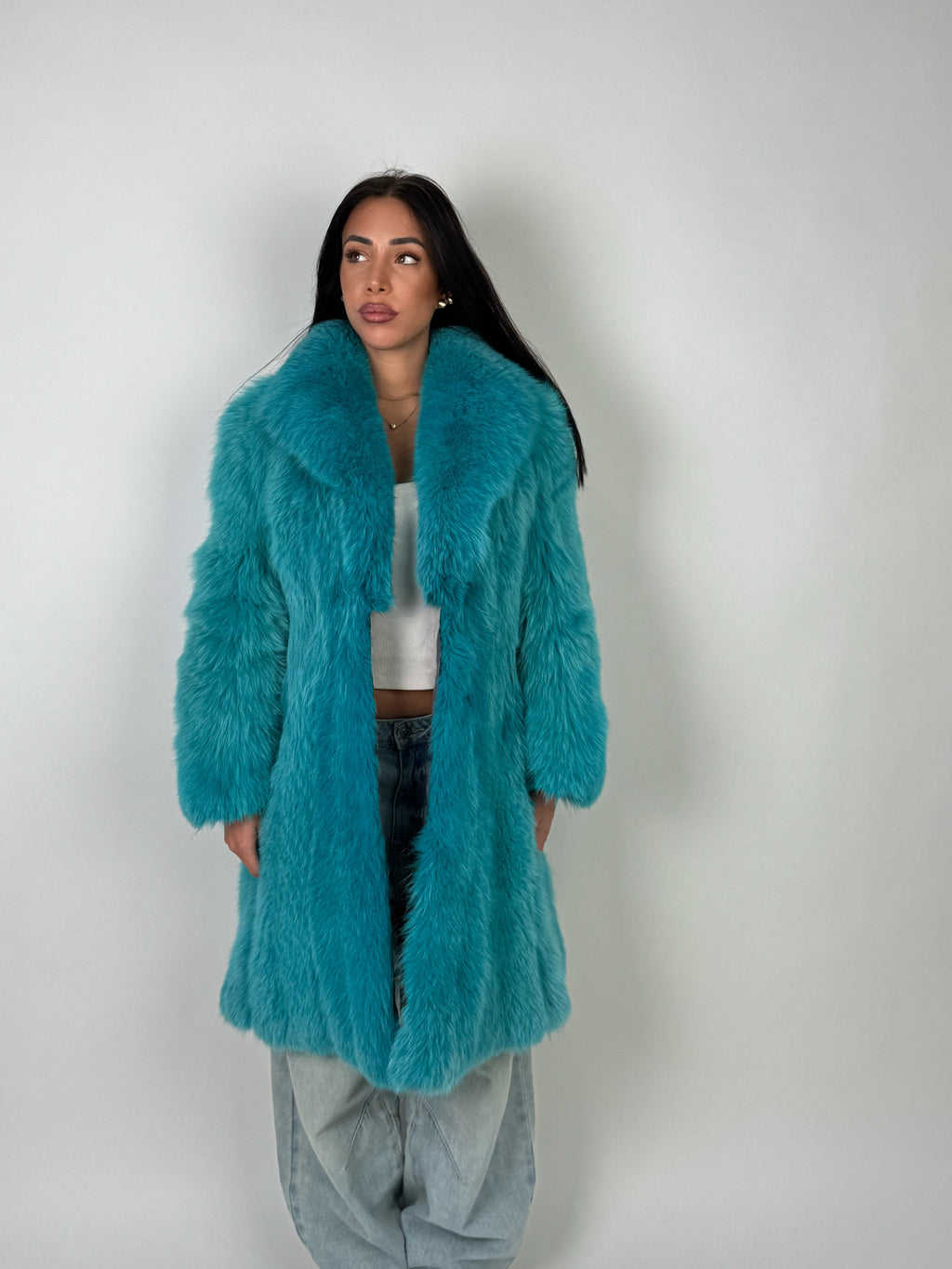 Cappotto in volpe Tiffany N615