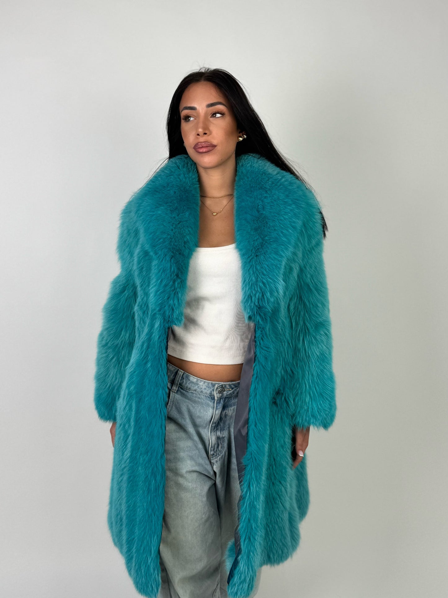 Cappotto in volpe Tiffany N615