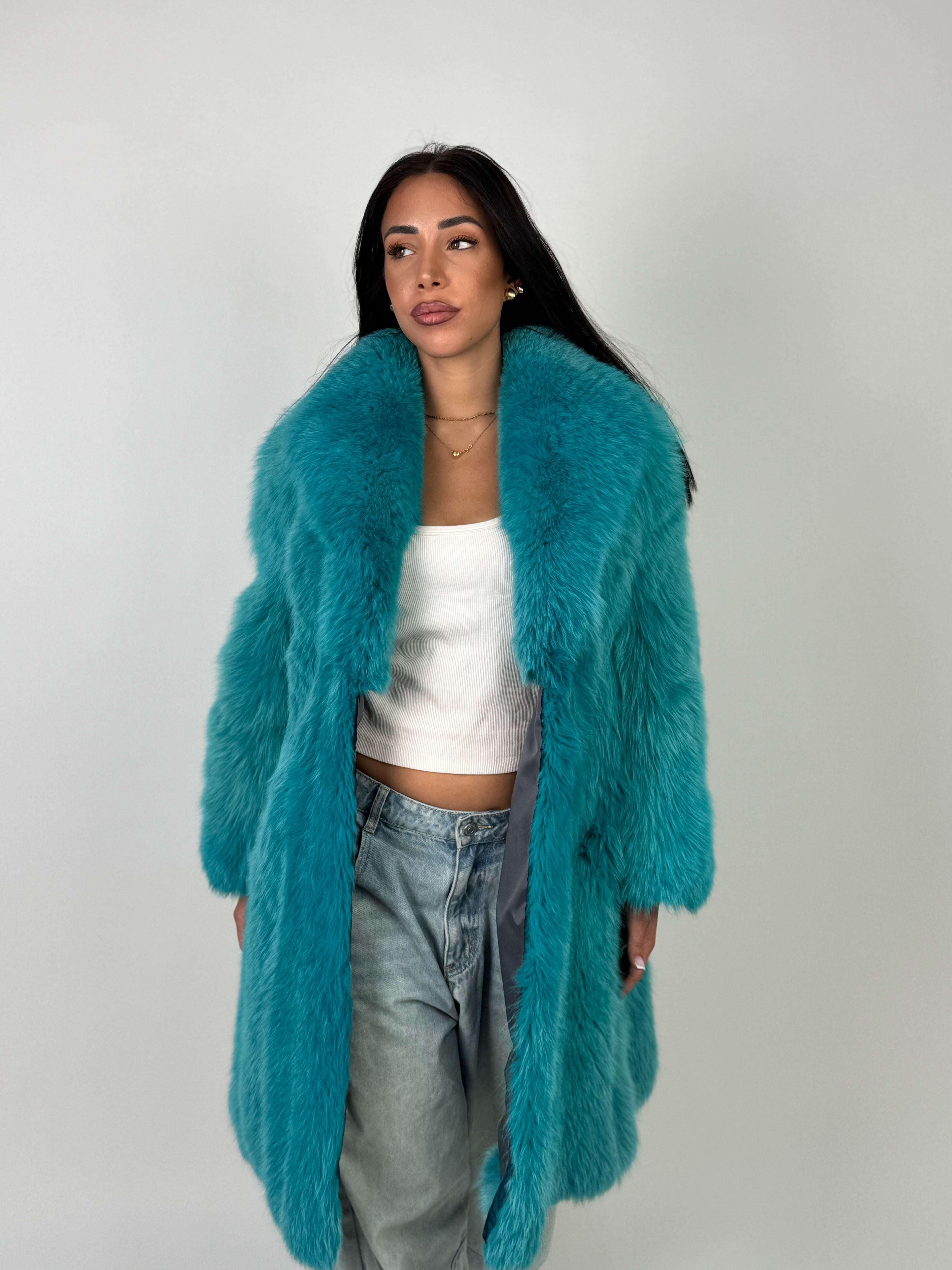 Cappotto in volpe Tiffany N615