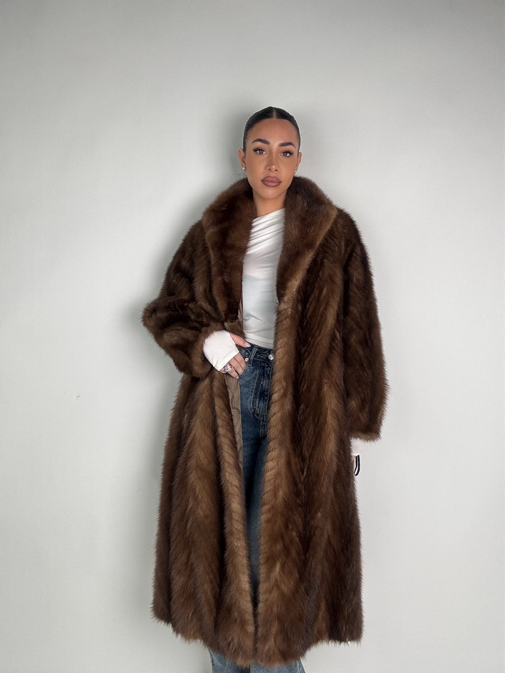 Cappotto in visone N592