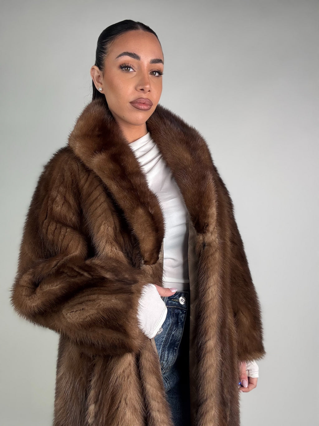 Cappotto in visone N592