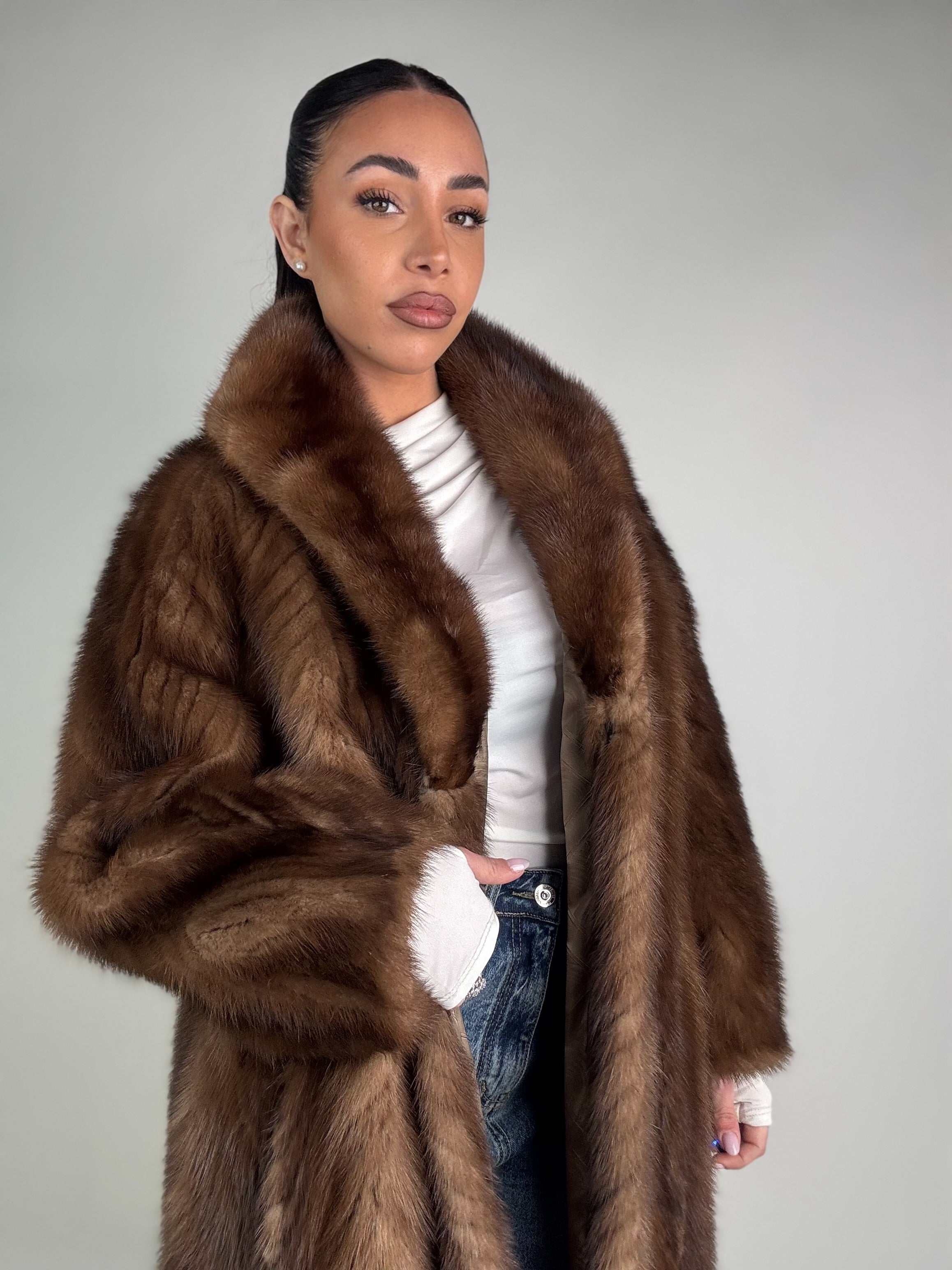 Cappotto in visone N592