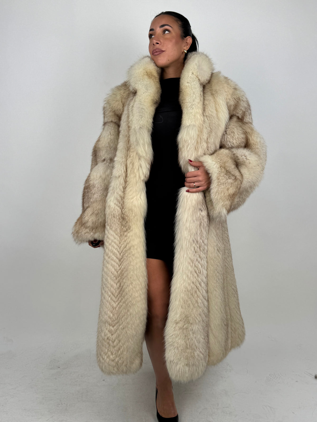 Cappotto in volpe della groenlandia N236