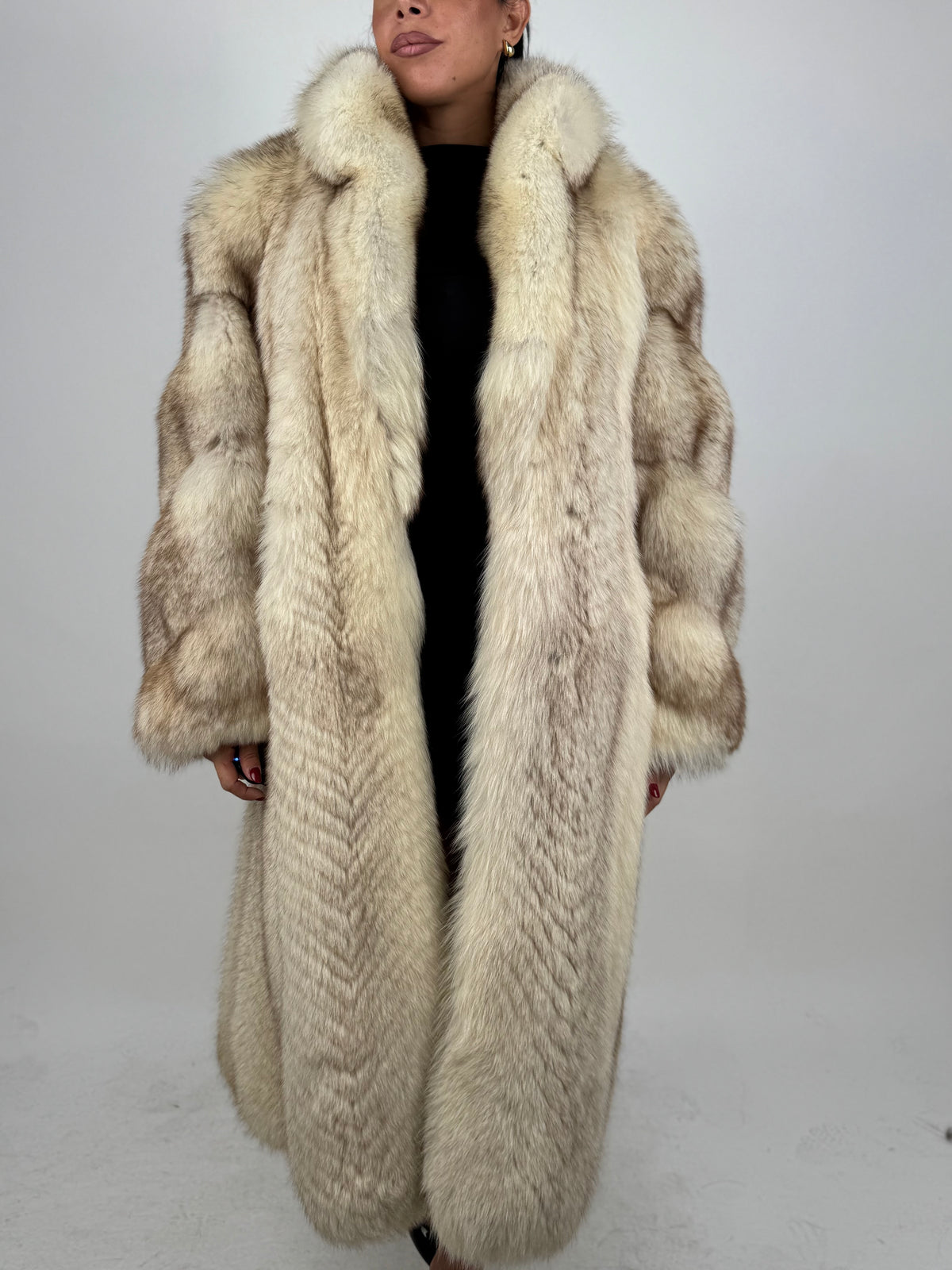 Cappotto in volpe della groenlandia N236