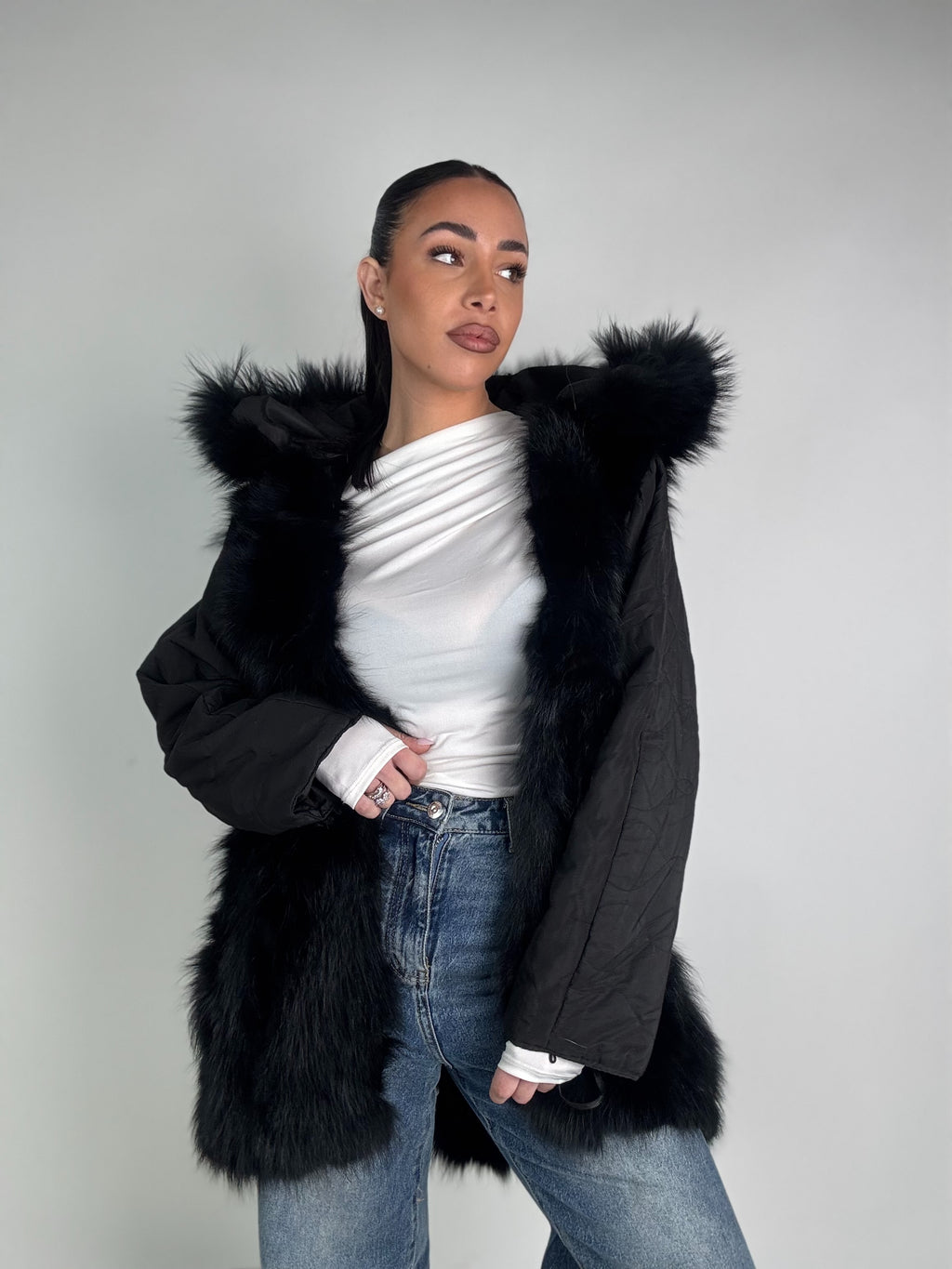 Mink Bomber Jacket