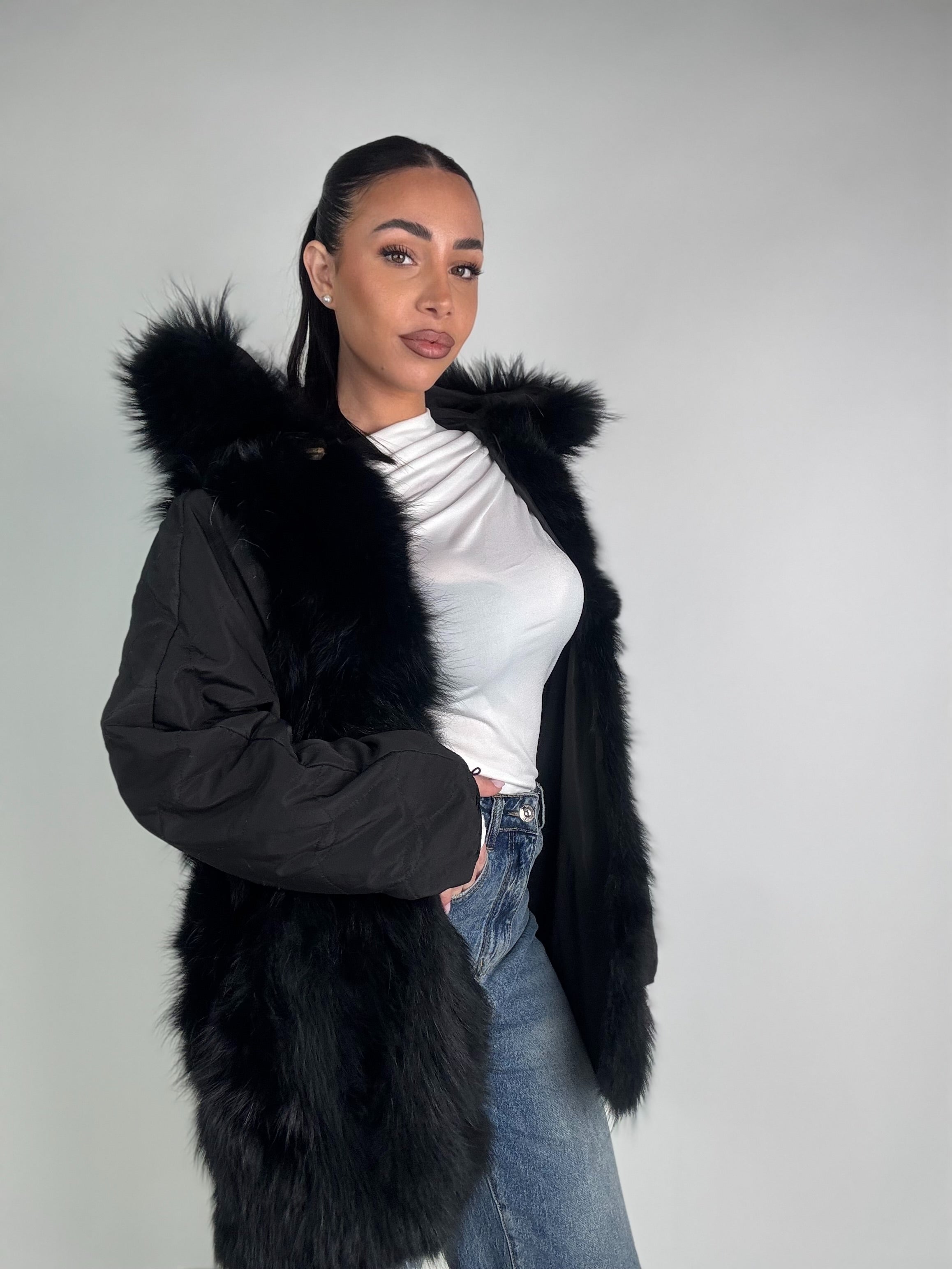 Giacca in volpe N407