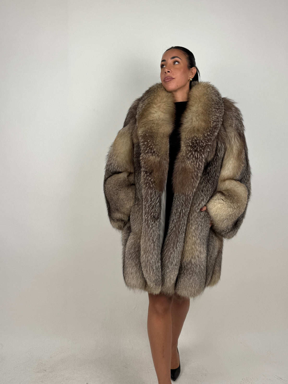 Giacca in volpe frost N238