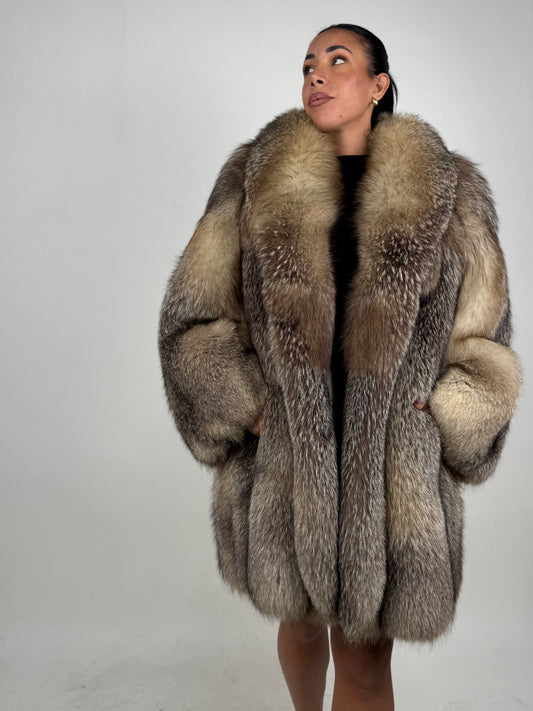 Giacca in volpe frost N238