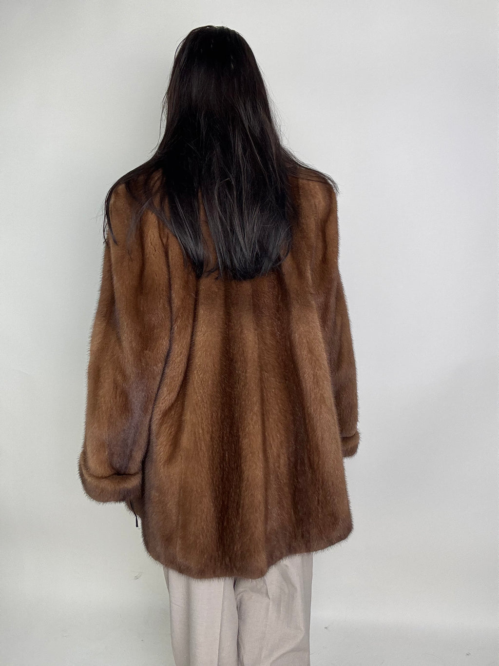 Cappotto in visone N419