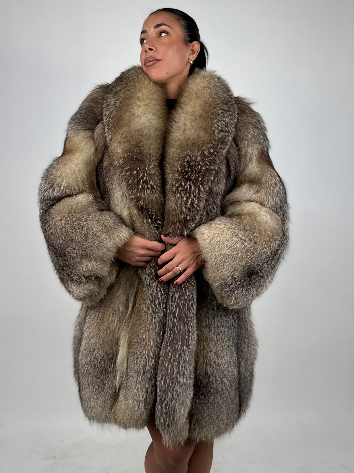 Giacca in volpe frost N238