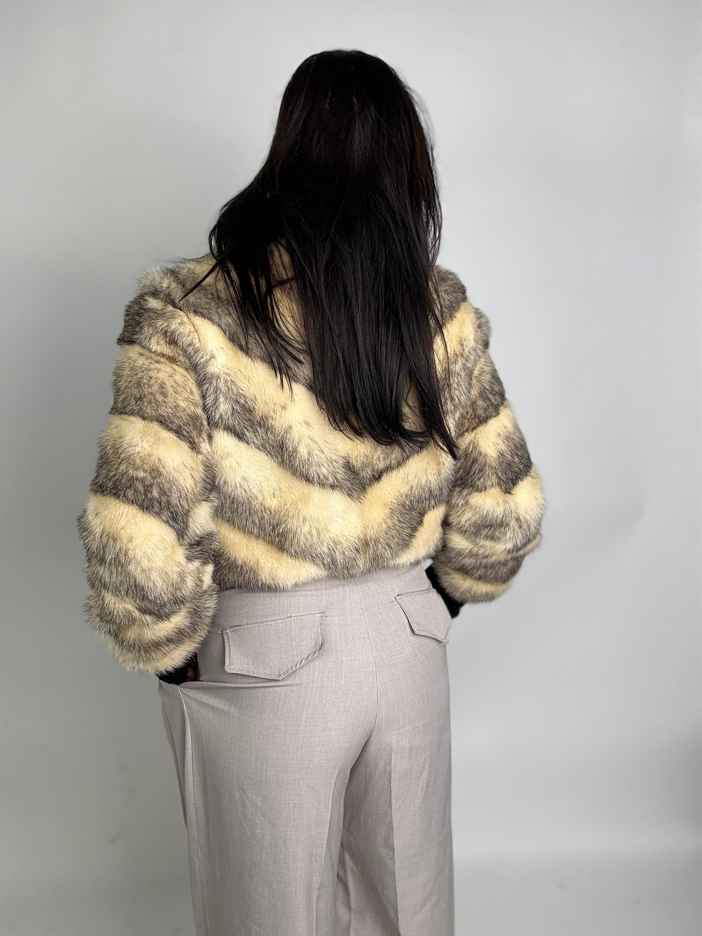 Mink Bomber Jacket