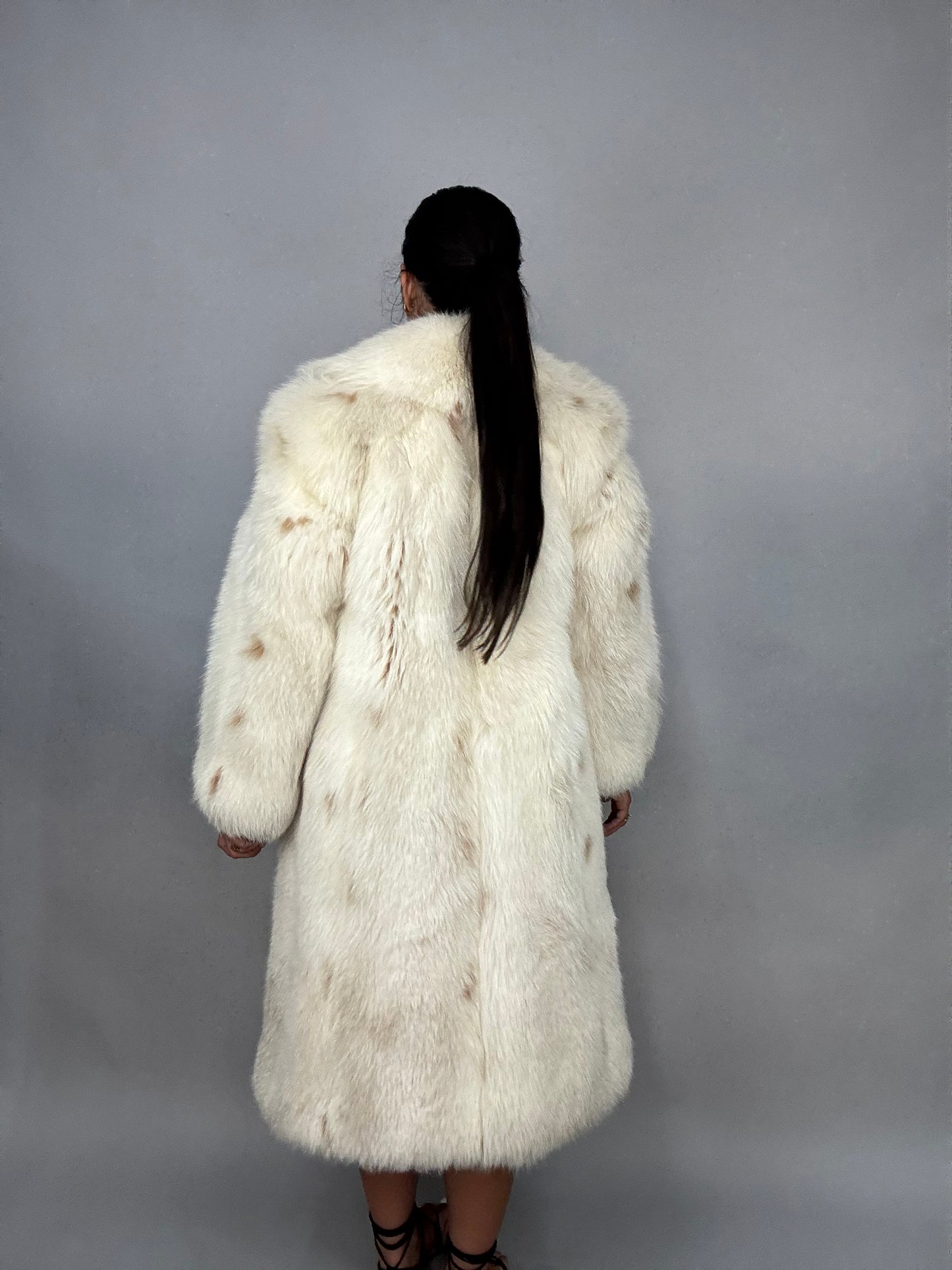 Cappotto in volpe linciata