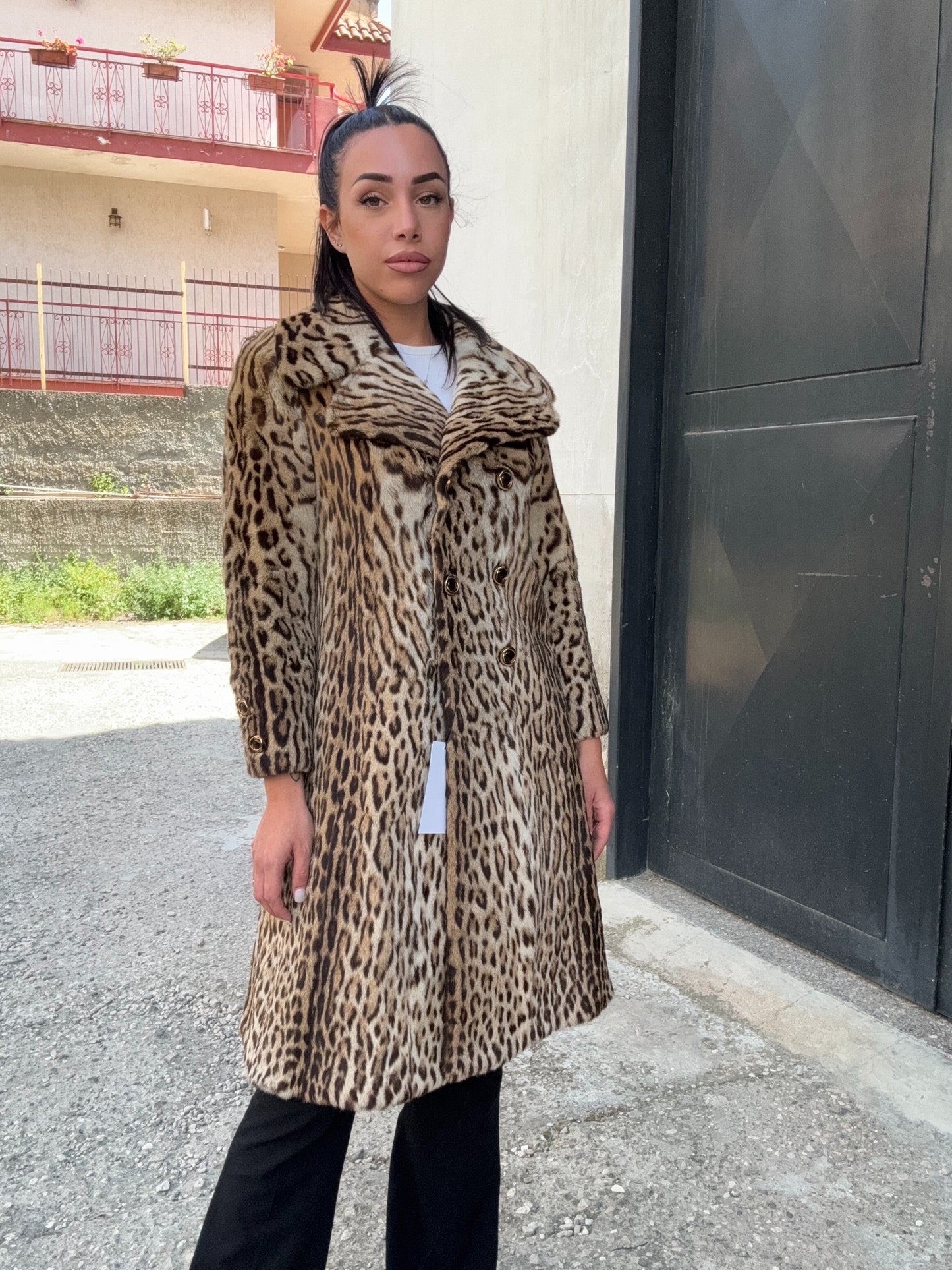 Cappotto in leopardo