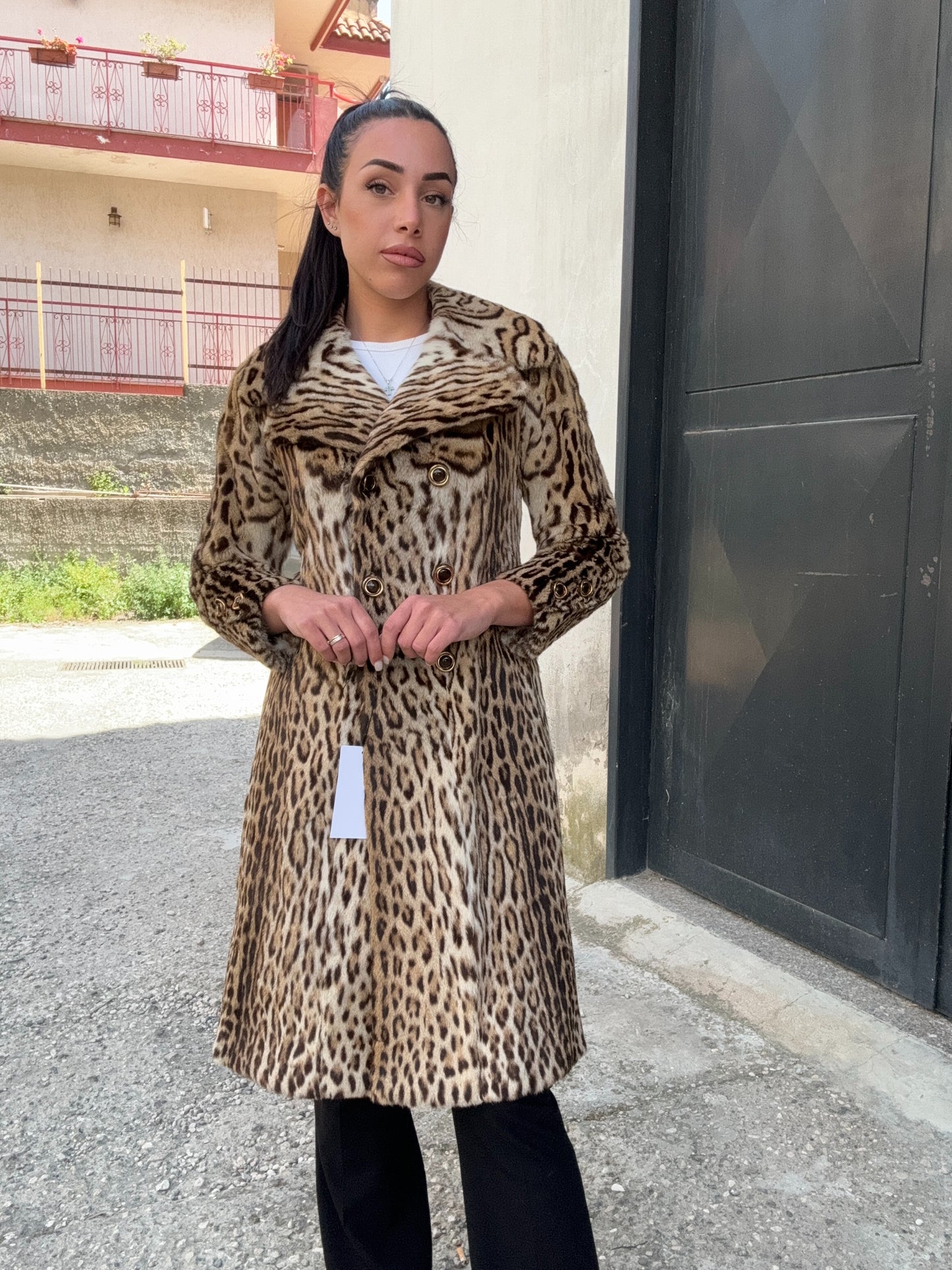 Cappotto in leopardo