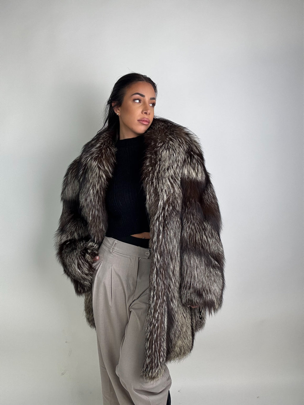 Mink Bomber Jacket