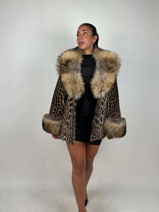 Giacca in leopardo e murmasky N87