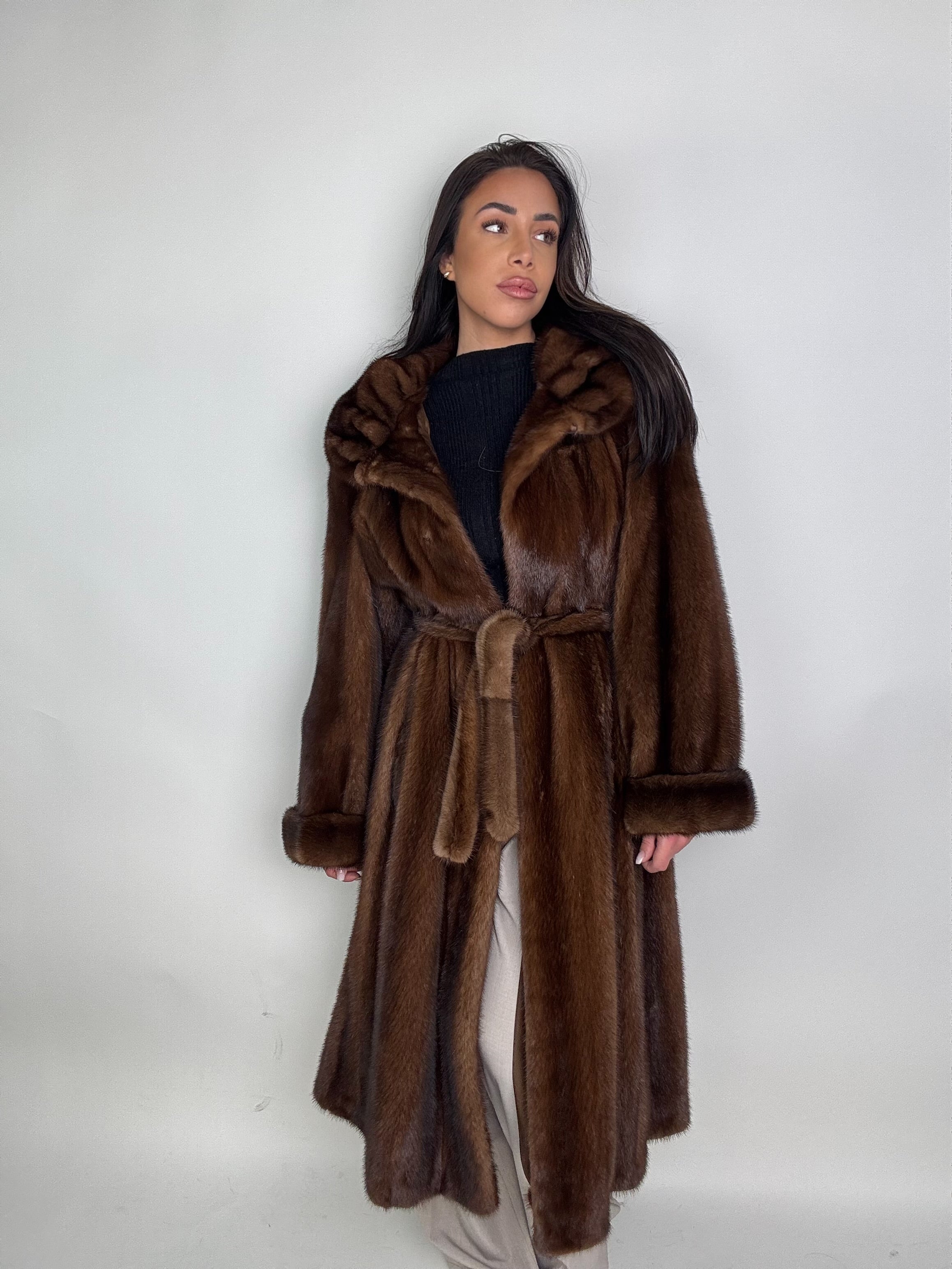 Cappotto in visone N418