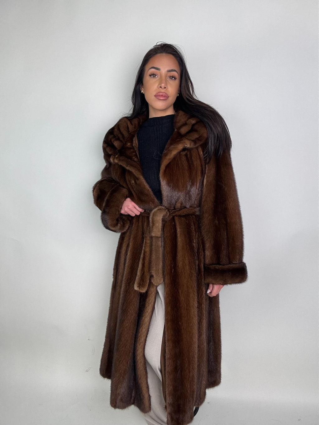 Cappotto in visone N418