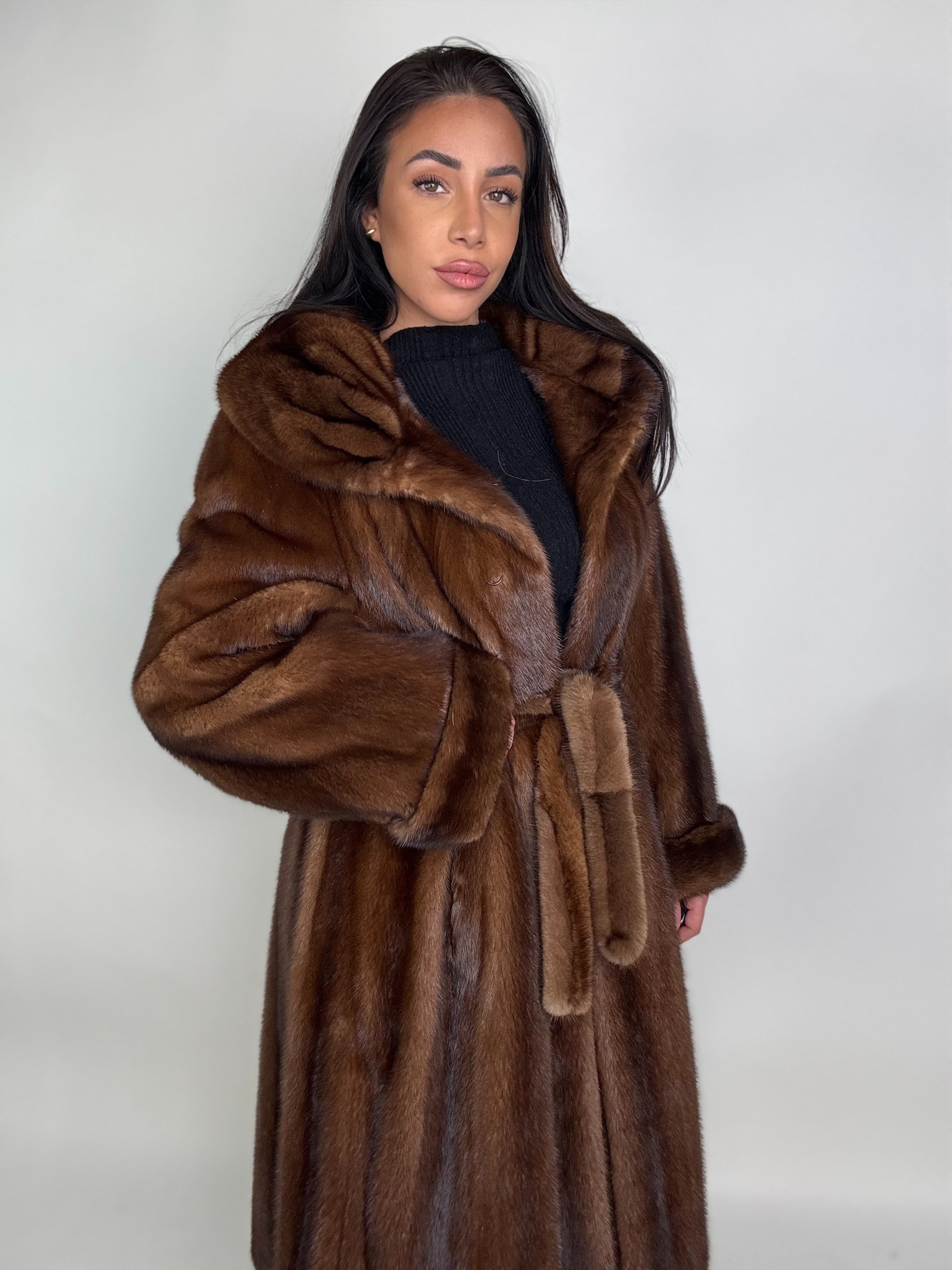 Cappotto in visone N418