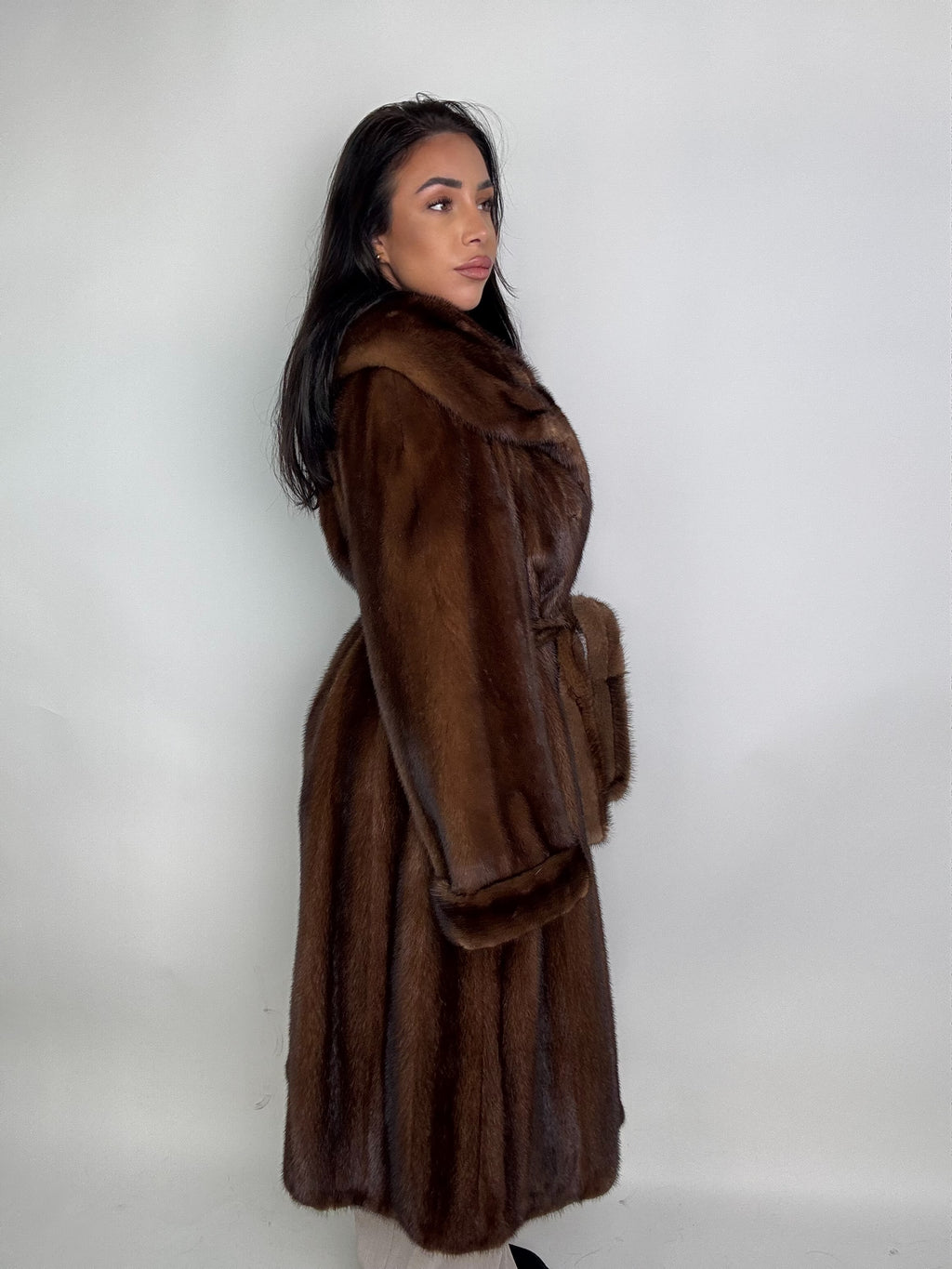 Cappotto in visone N418