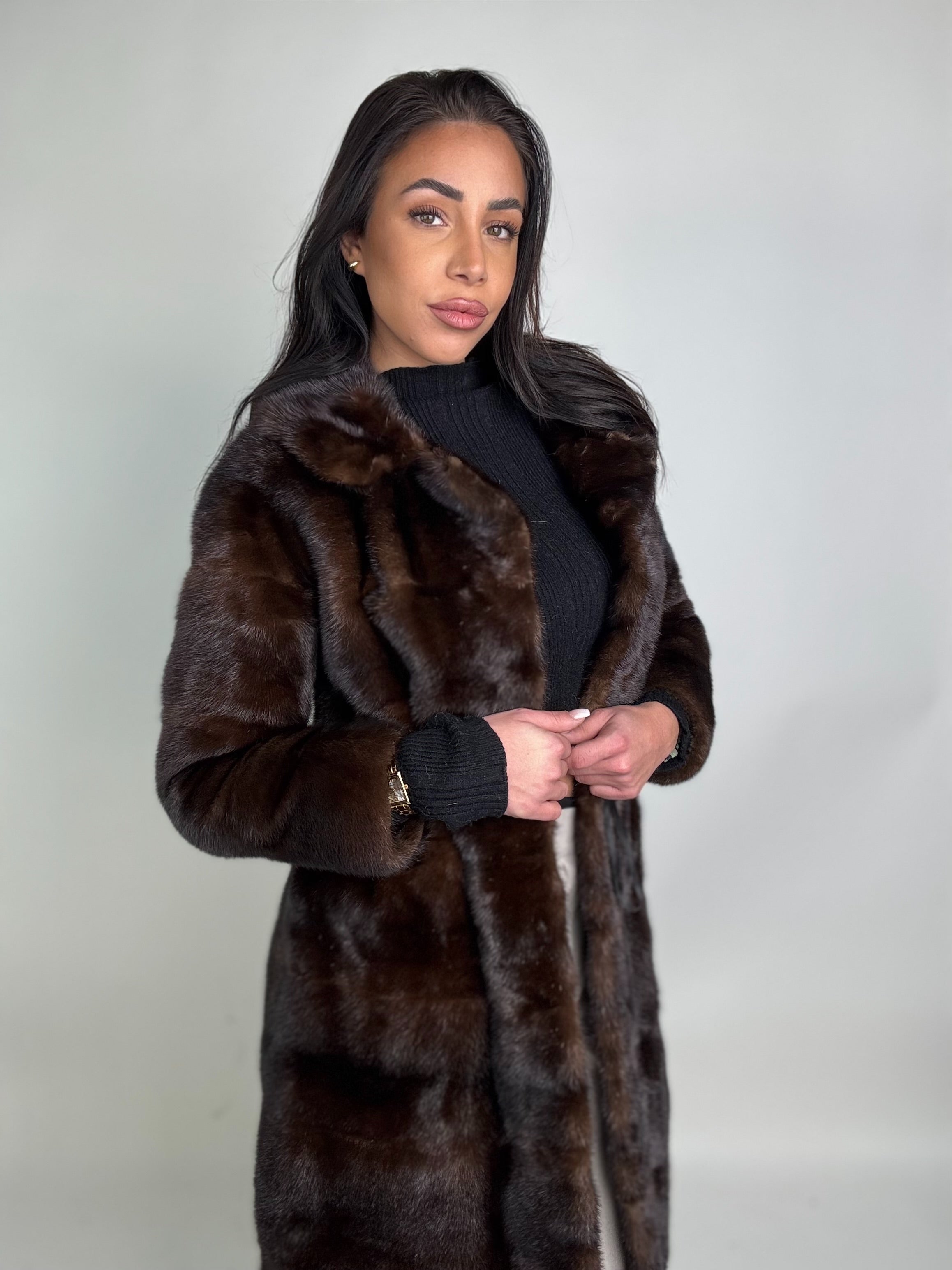 Cappotto in visone N420