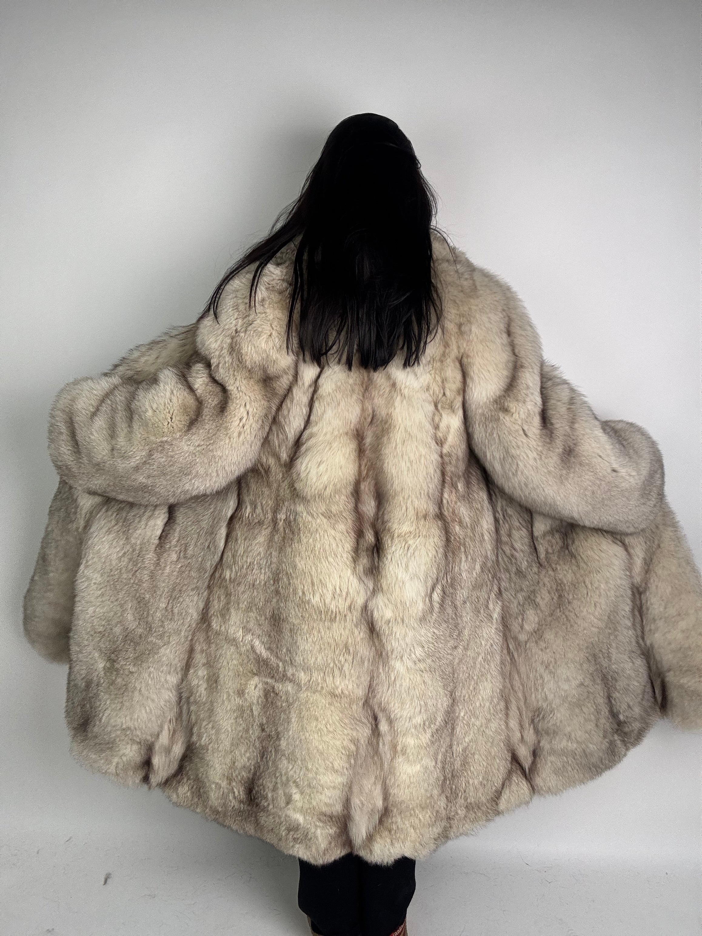 Cappotto in volpe della groenlandia N410