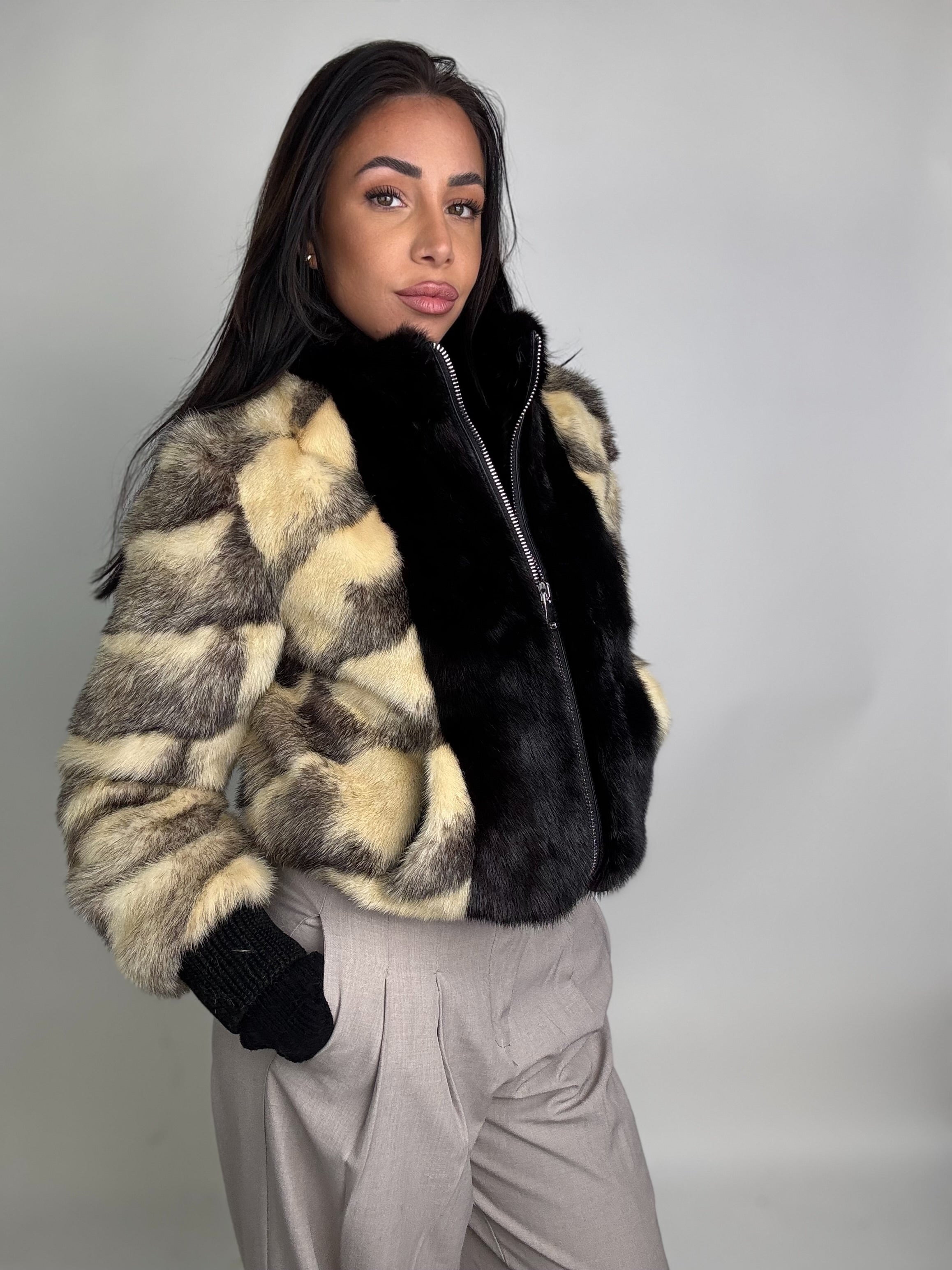 Mink Bomber Jacket