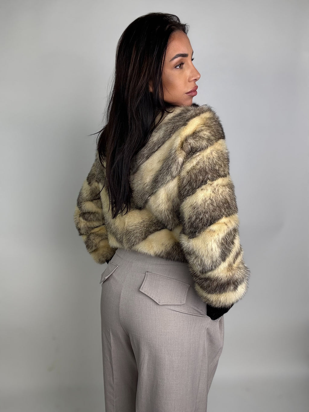 Mink Bomber Jacket