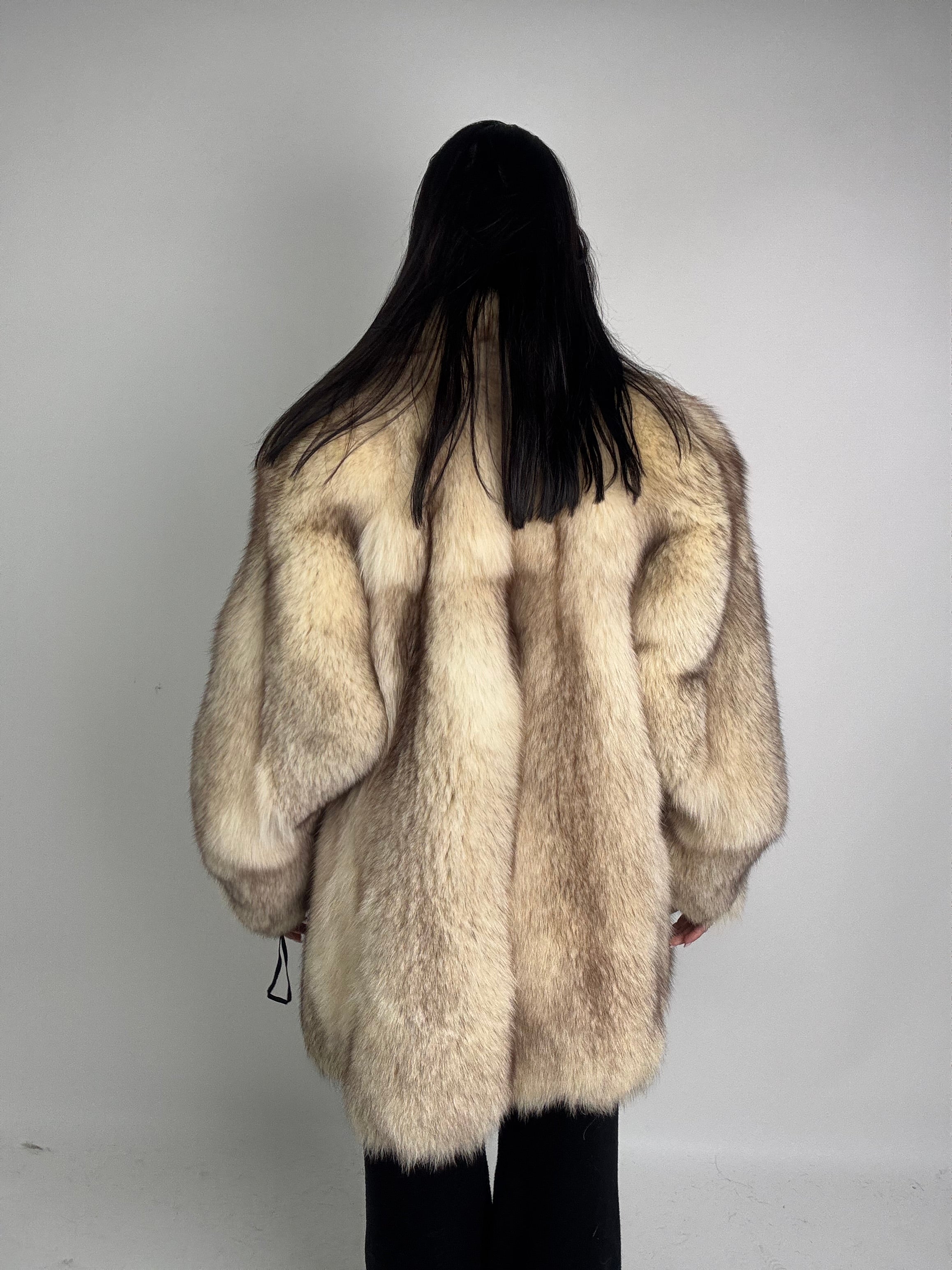 Giacca in volpe della groenlandia N411