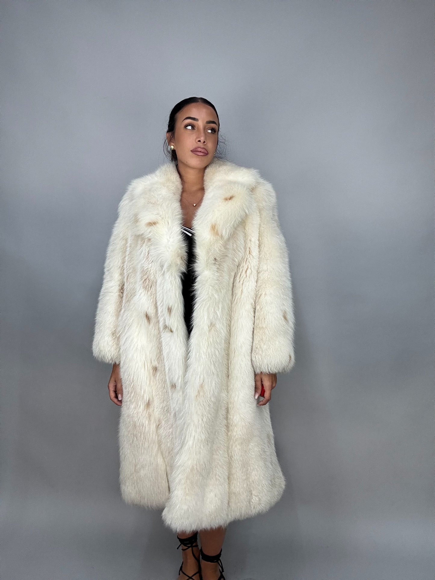 Cappotto in volpe linciata
