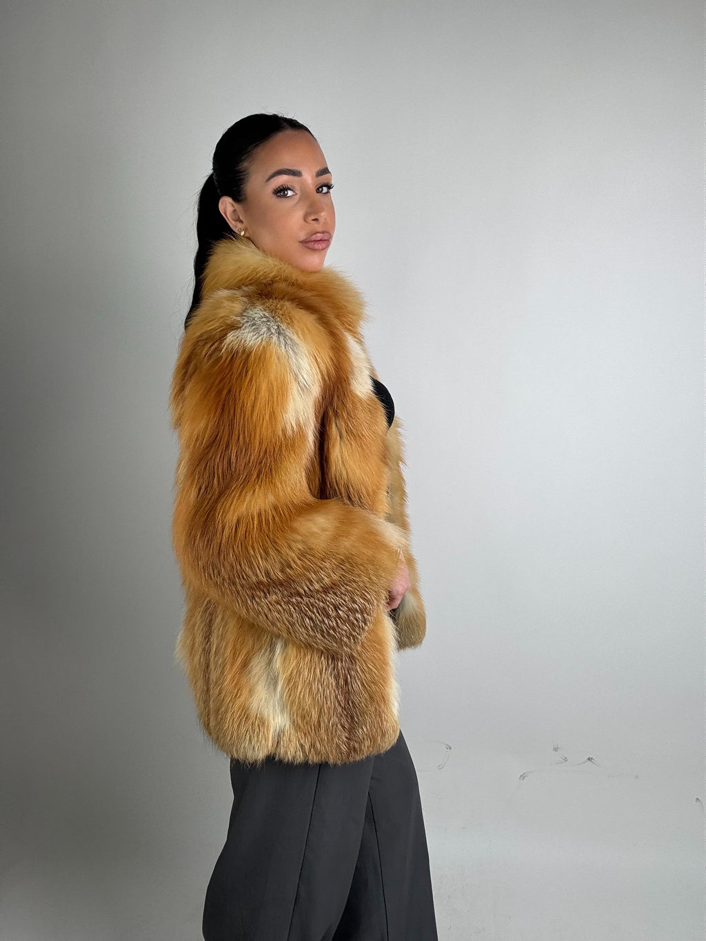 Mink Bomber Jacket