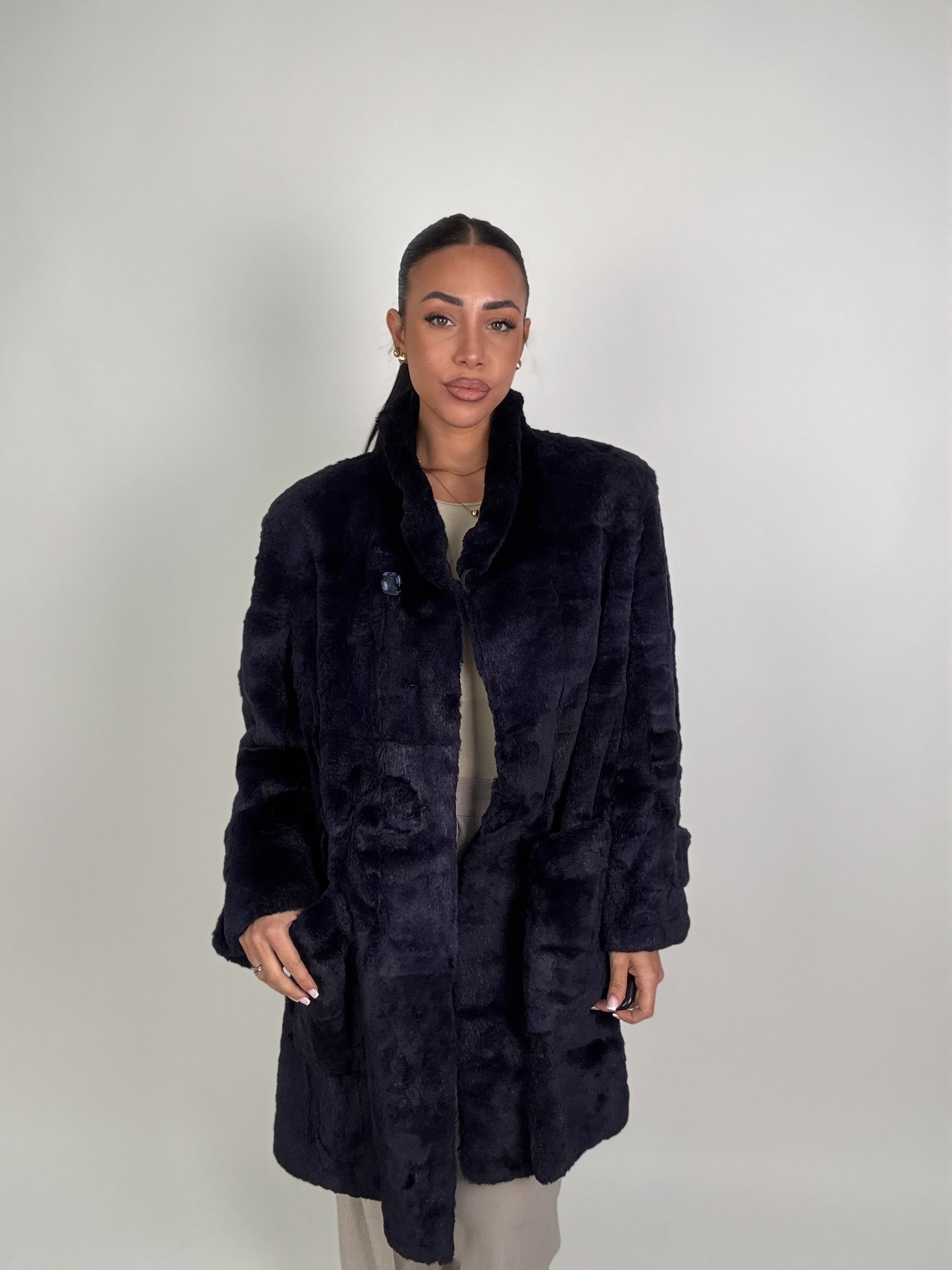 Cappotto in lapin N624